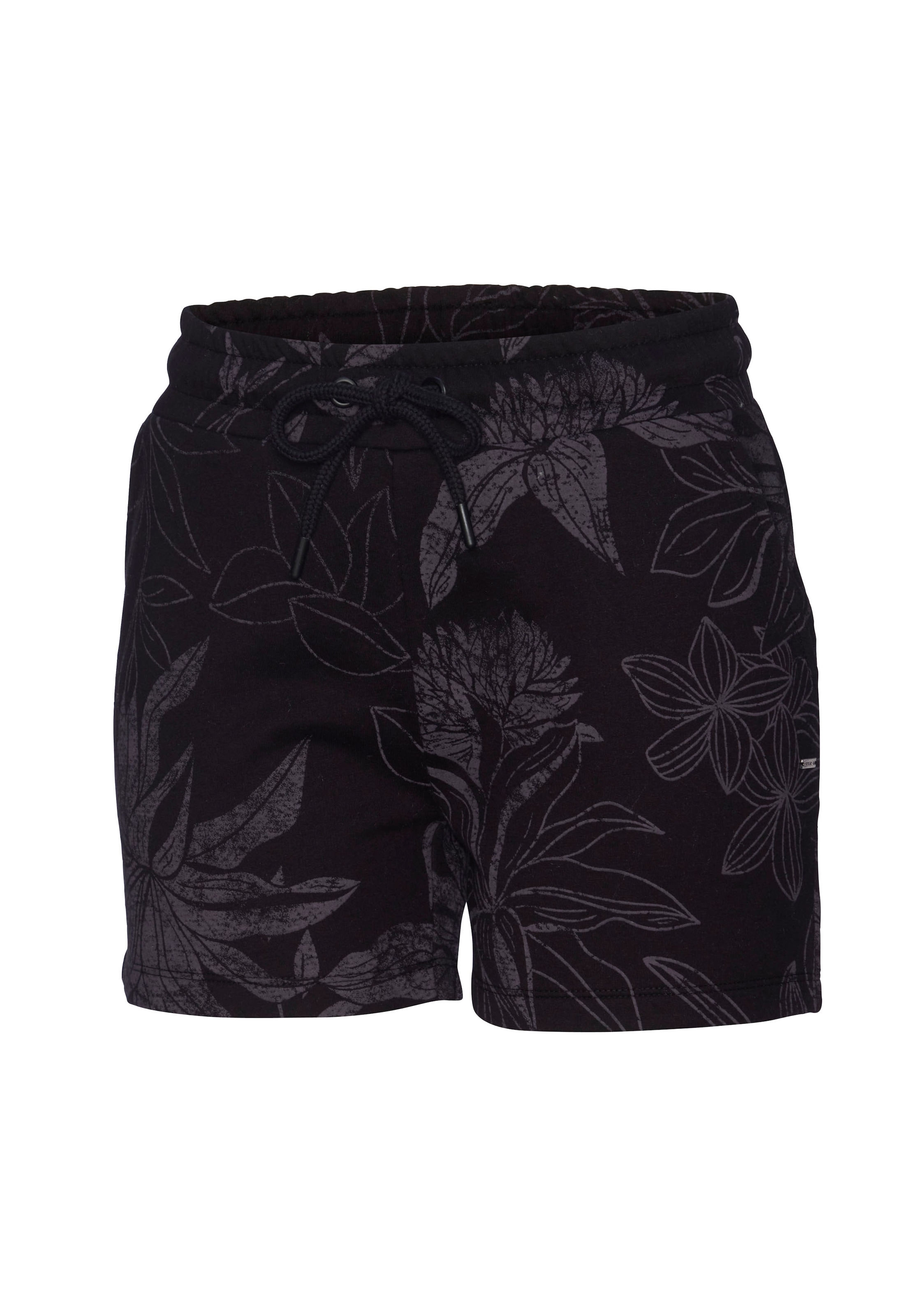 LASCANA Relaxshorts, mit floralem Alloverdruck, Loungeanzug