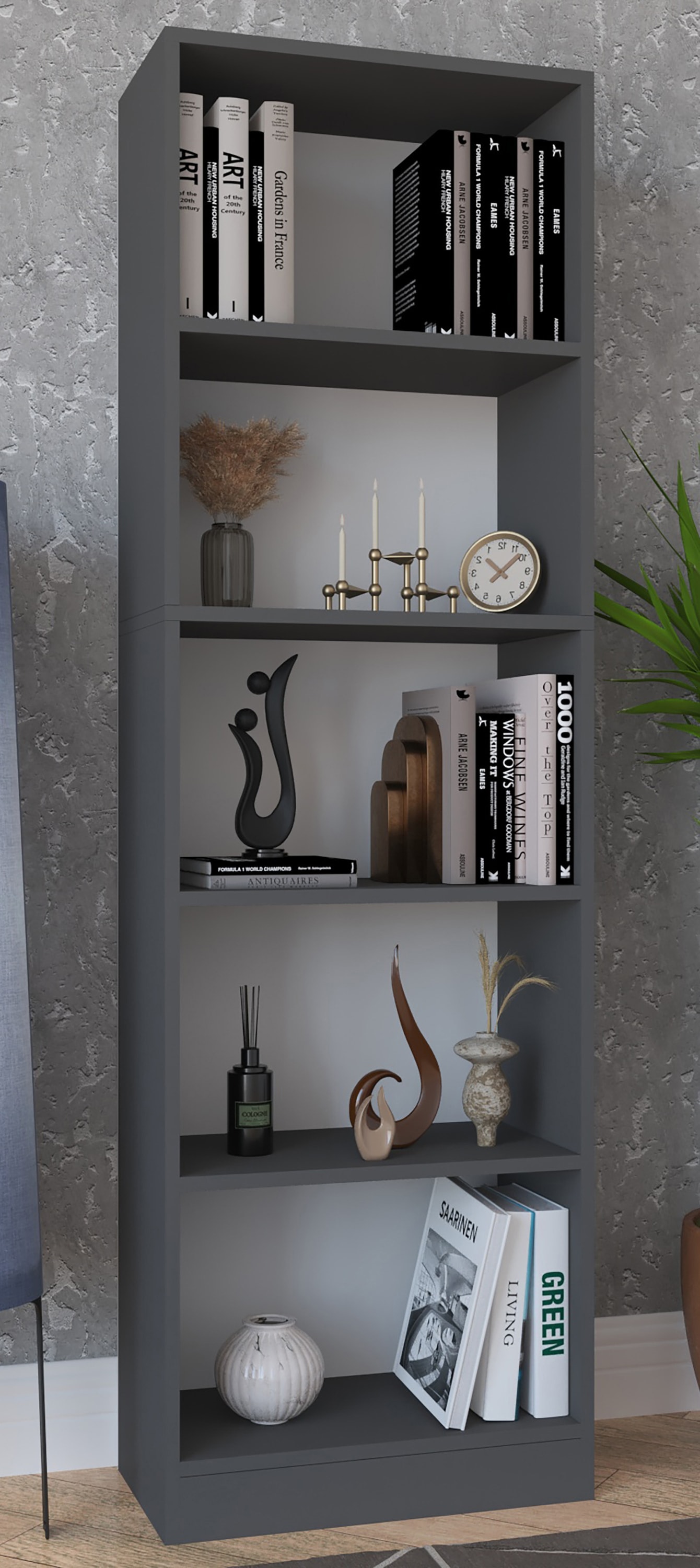 VCM Standregal »Holz Stand Regal Bücher Bücherregal Dilos XL 5f«
