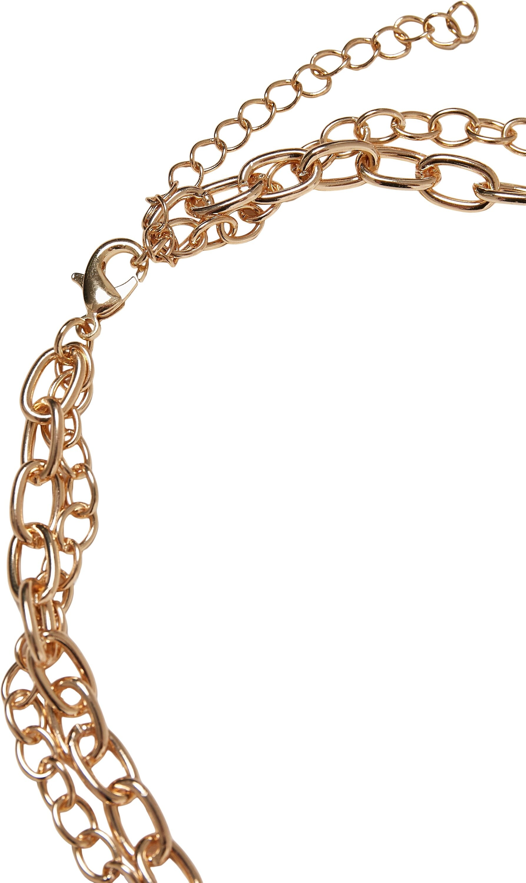 URBAN CLASSICS Edelstahlkette »Accessoires Diamond Necklace« online BAUR bestellen | Zodiac Golden