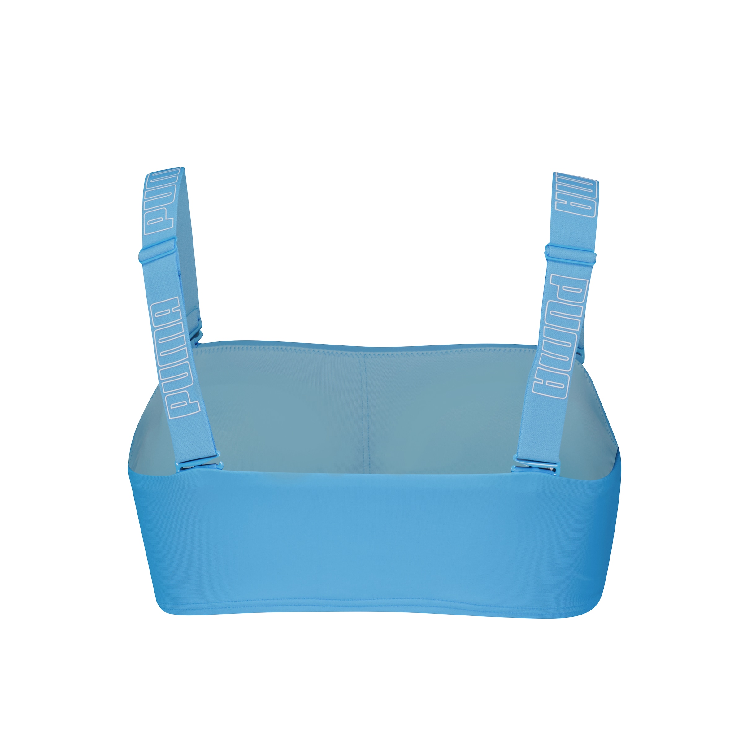 PUMA Bandeau-Bikini-Top »PUMA SWIM WOMEN BANDEAU TOP« breite, verstellbare Träger mit Logoschriftzug