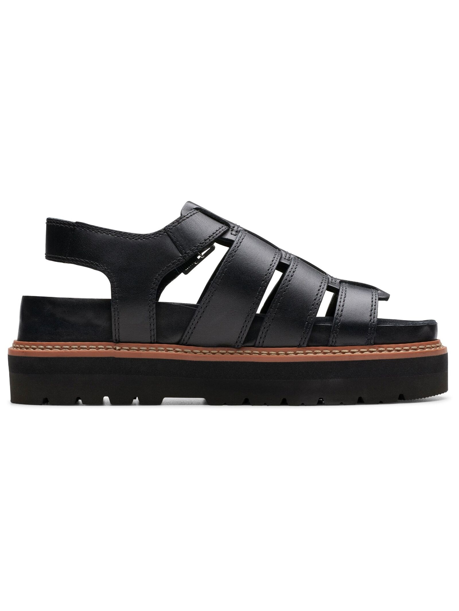 Clarks Plateausandaletten »Clarks Sandalen Leder«