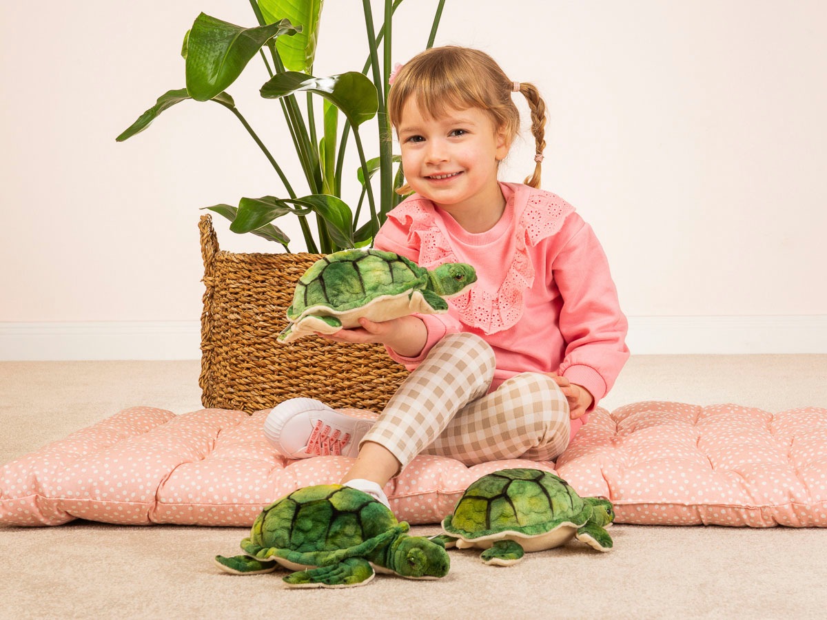 Teddy Hermann® Kuscheltier »Wasserschildkröte, 23 cm«, zum Teil aus recyceltem Material