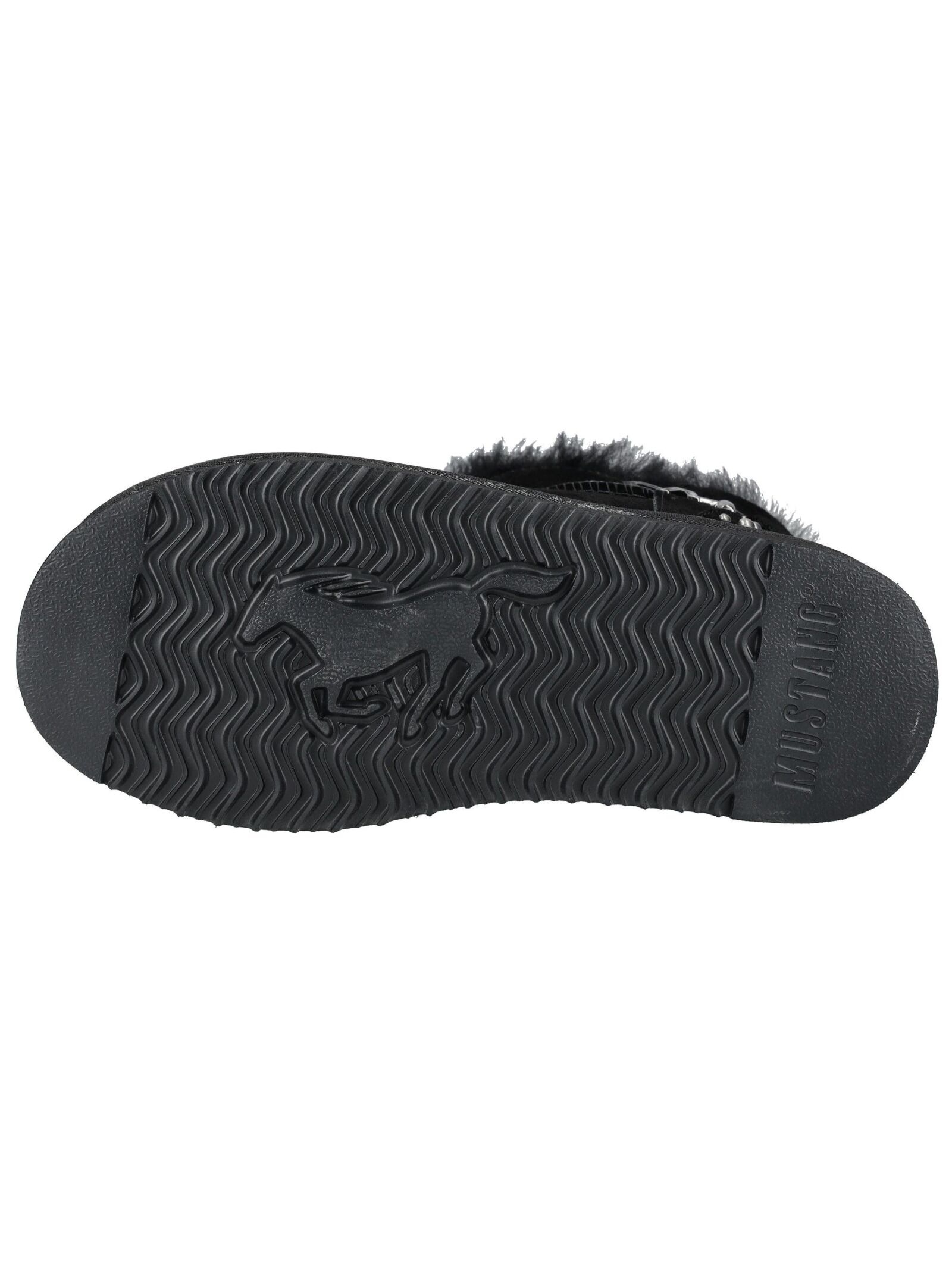 Mustang Shoes Plateaustiefelette »Mustang Shoes Stiefelette Veloursleder«