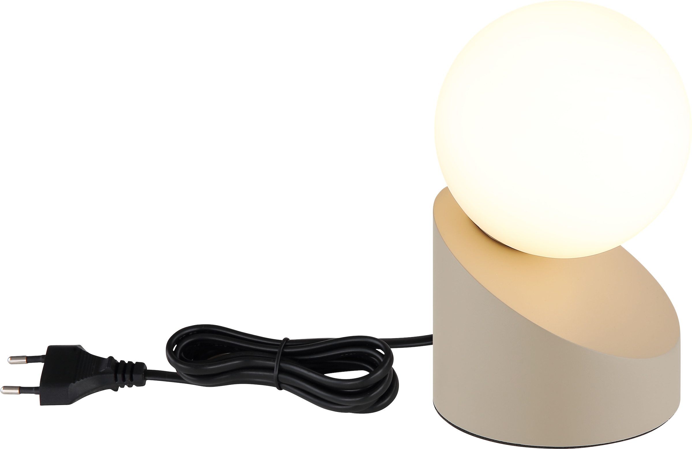 NOWA Tischleuchte »ALISA« G9 1 Stk. Warmweiß mit Glaskugel, Fassung G9, 275 lm, 3000 K, Touch-Funktion, Höhe 16 cm