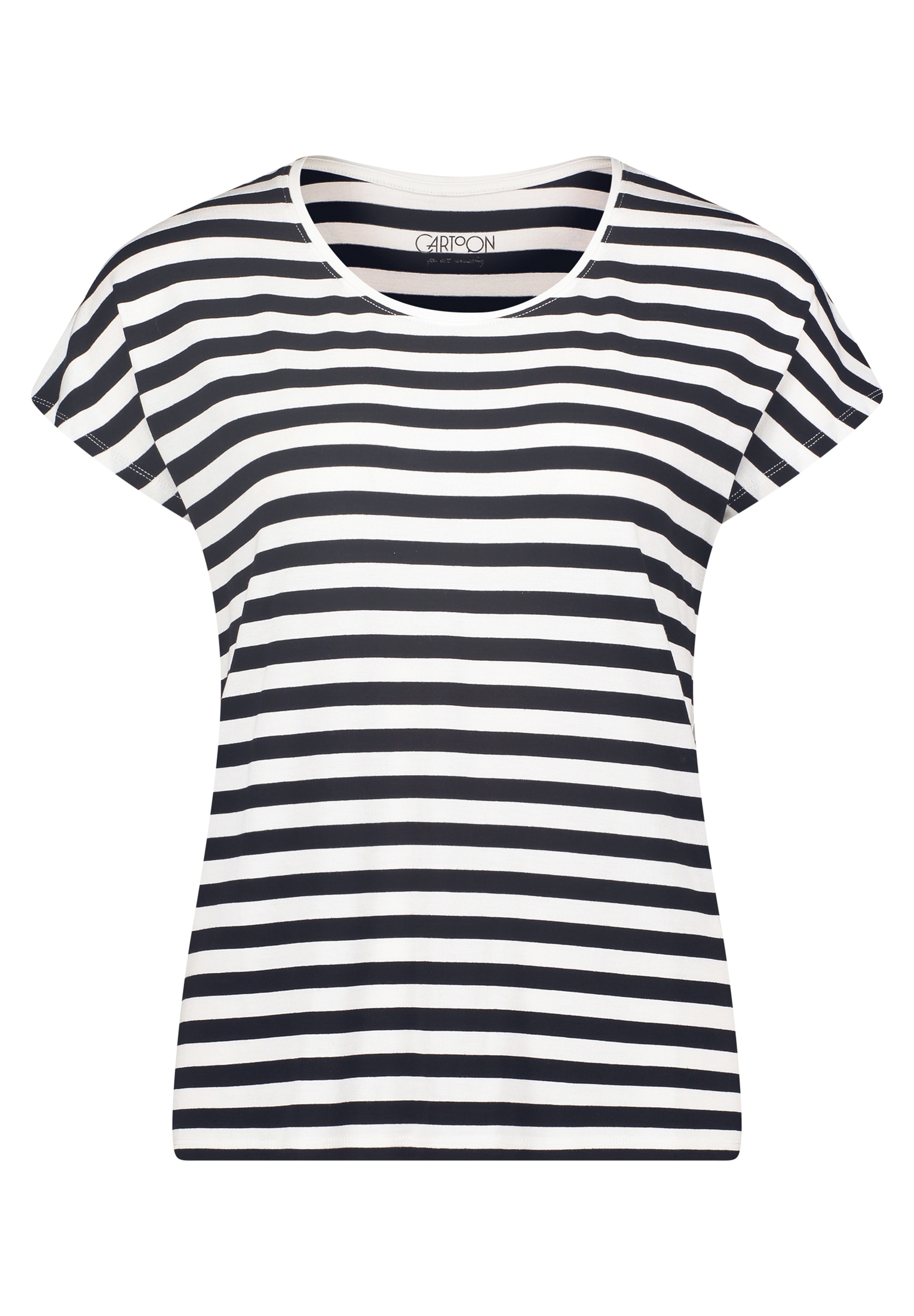 Cartoon Kurzarmshirt "Cartoon Basic Shirt mit Rundhalsausschnitt", (1 tlg.) günstig online kaufen