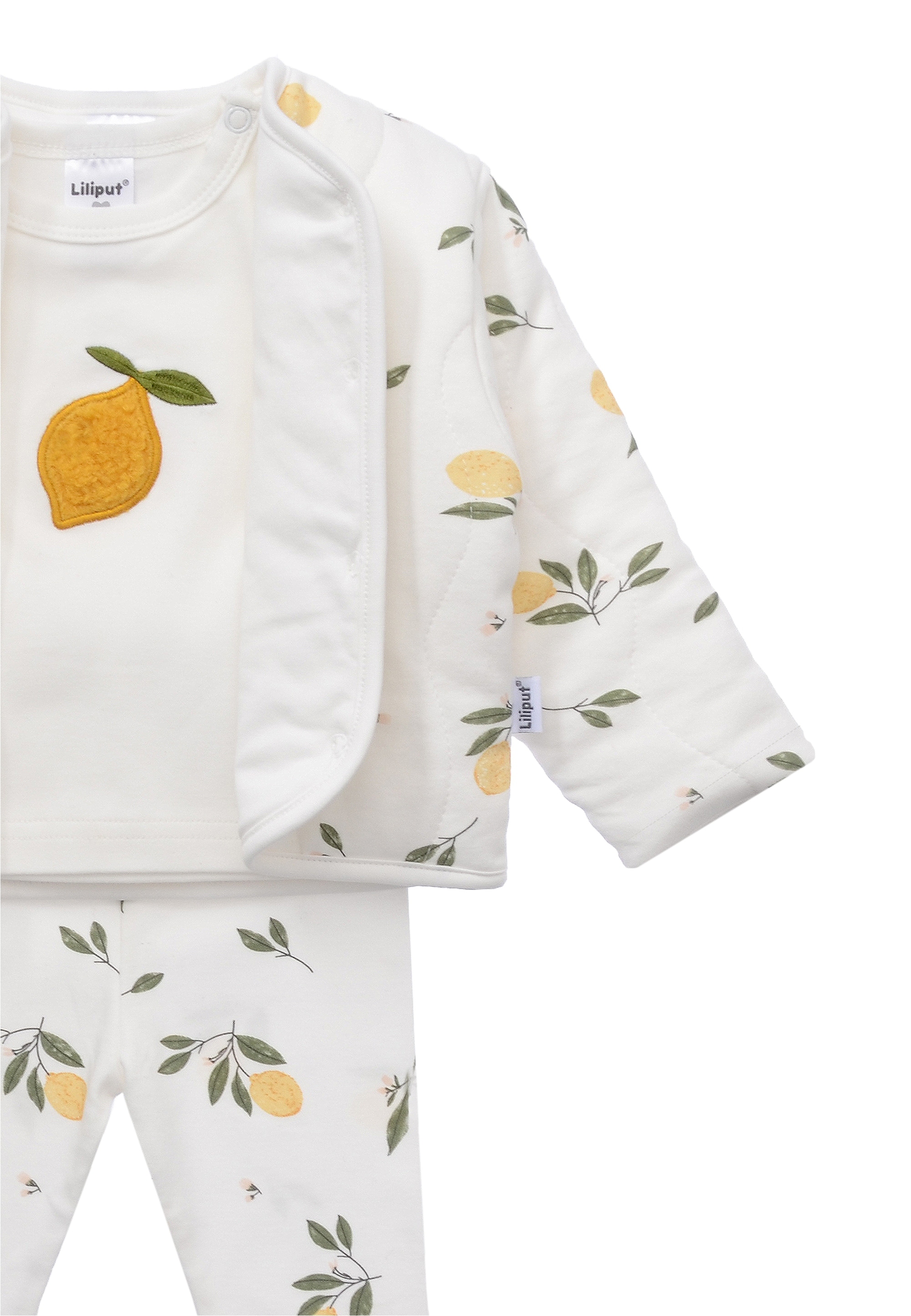 Liliput Erstausstattungspaket »Zitrone«, bestehend aus Steppjacke, Hose und Langarmshirt