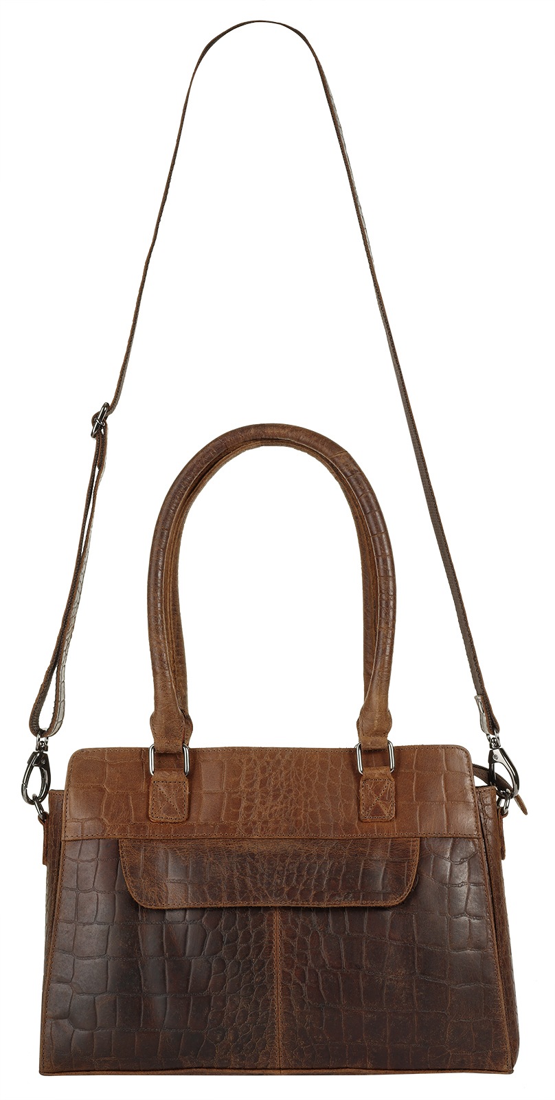 Cluty Henkeltasche, echt Leder