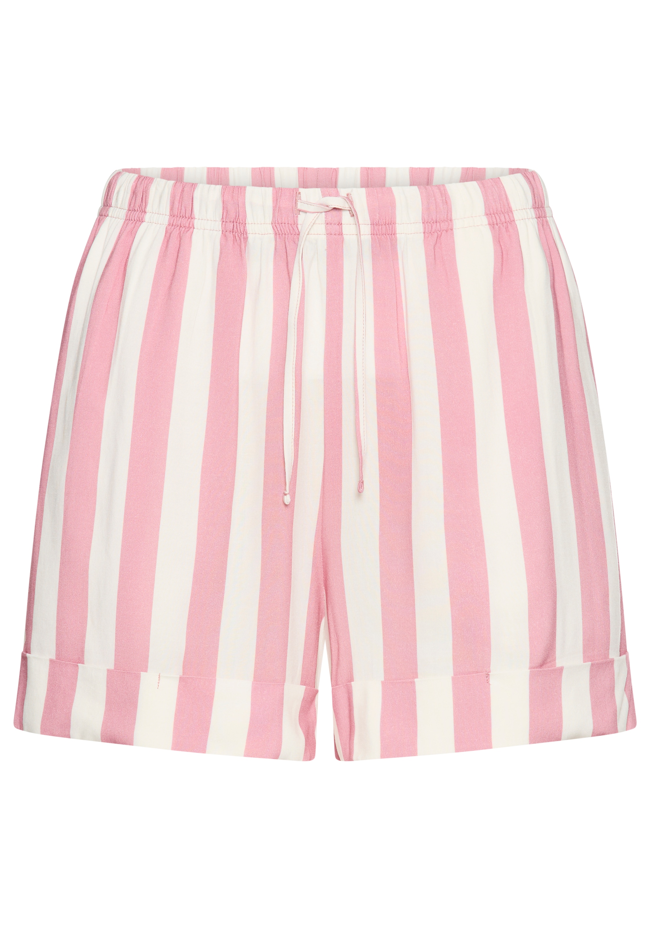 s.Oliver Schlafshorts, Fixierter Aufschlag am Saum günstig online kaufen