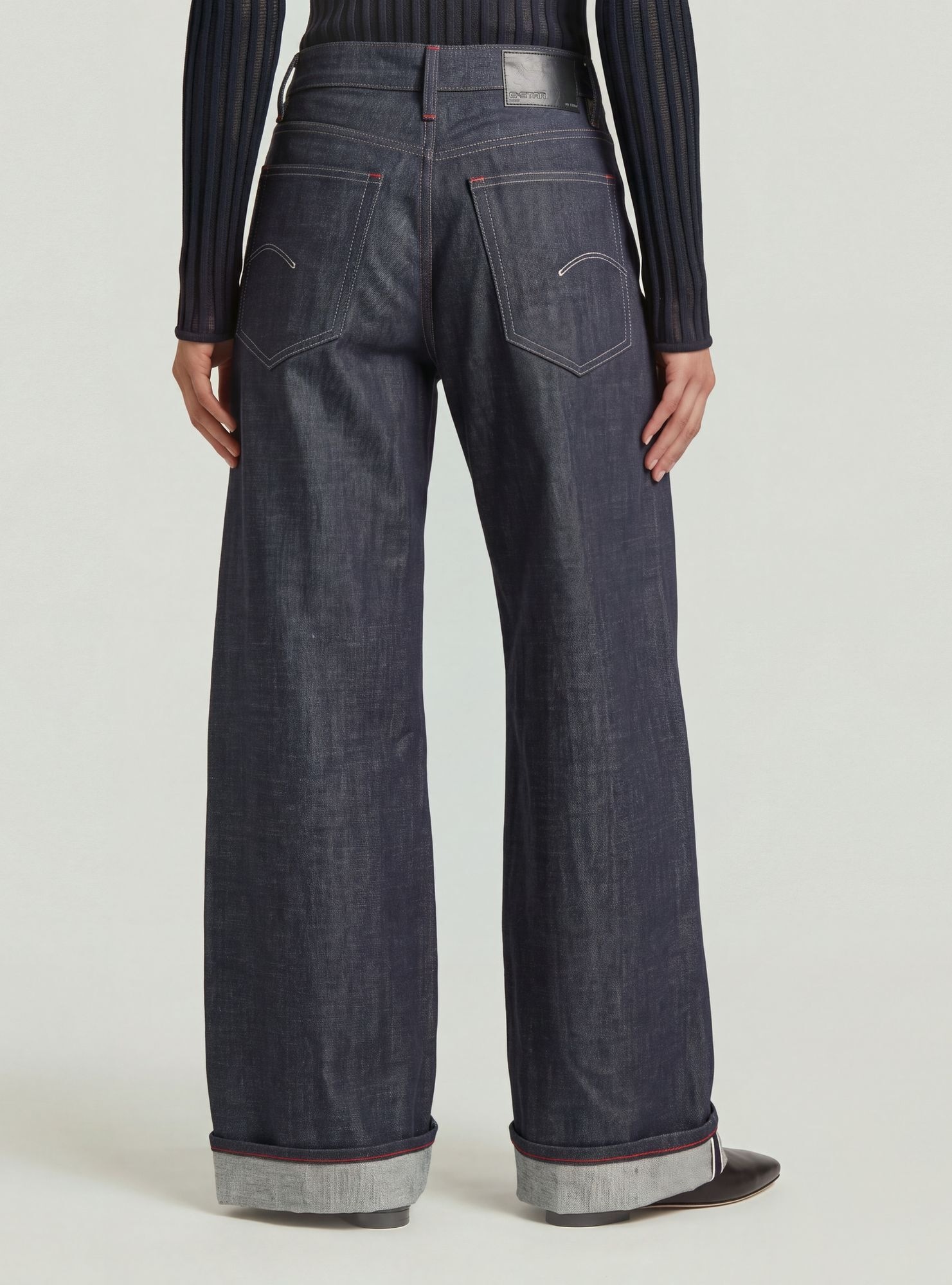 G-STAR 5-Pocket-Jeans »Weite Roxx-Selvedge-Jeans«