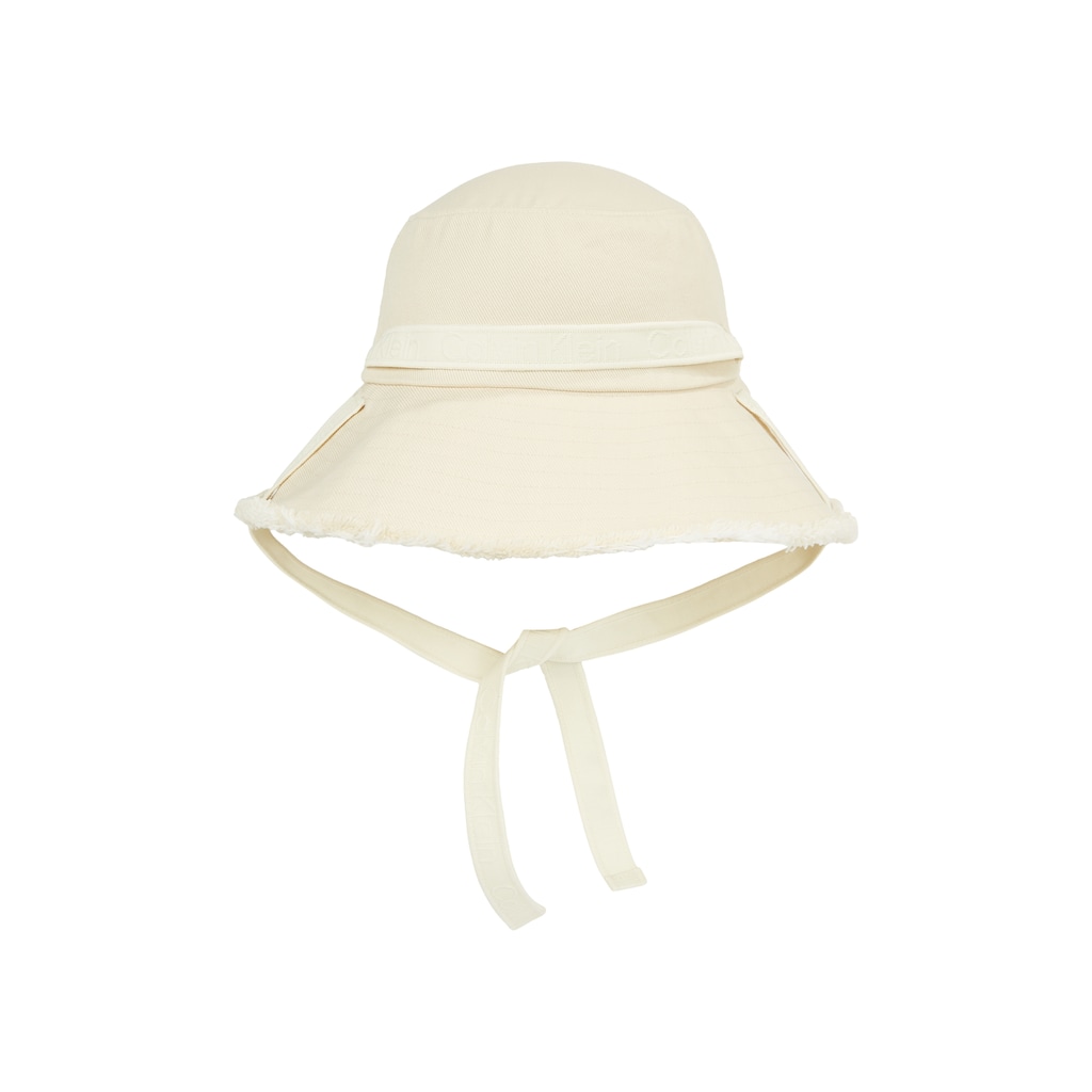 Calvin Klein Schlapphut »LOGO STRAP WIDE BRIM CANVAS HAT«