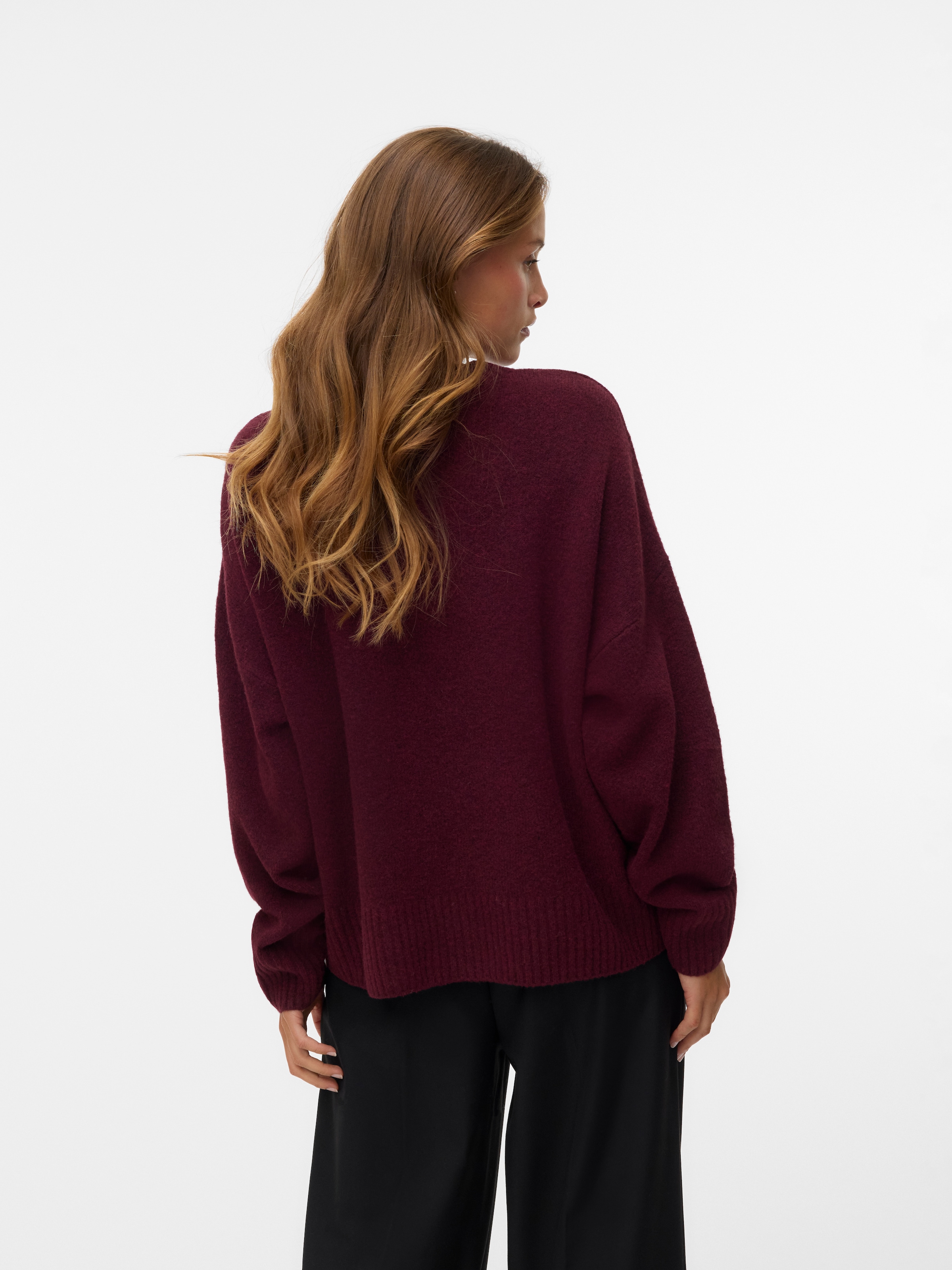 Vero Moda Strickpullover »VMBOOM LS O-NECK PULLOVER GA NOOS«