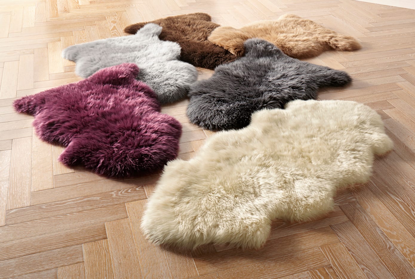 Thumbnail - heine home Teppich fellförmig 70 mm Höhe