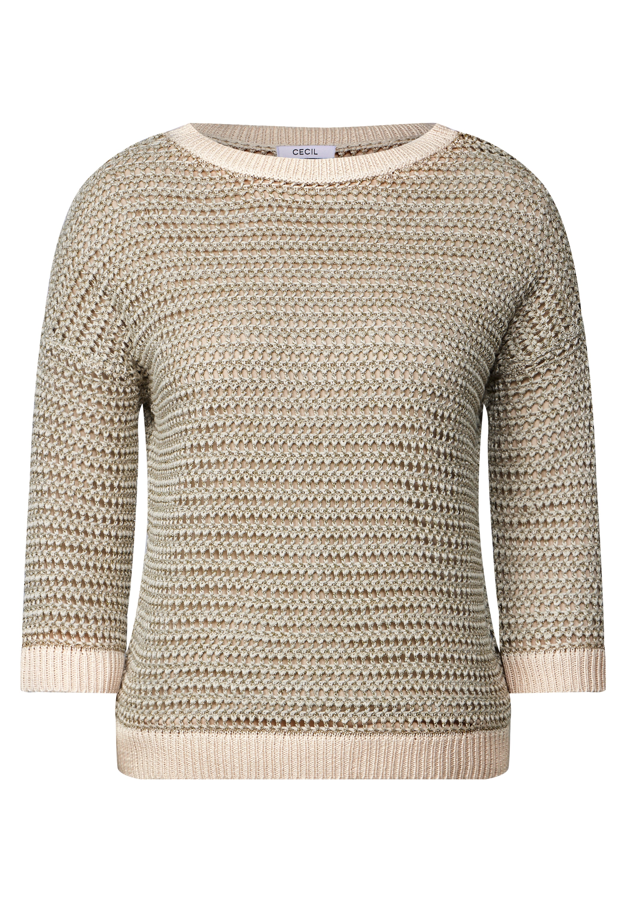 Cecil Strickpullover, mit 3/4 Ärmeln