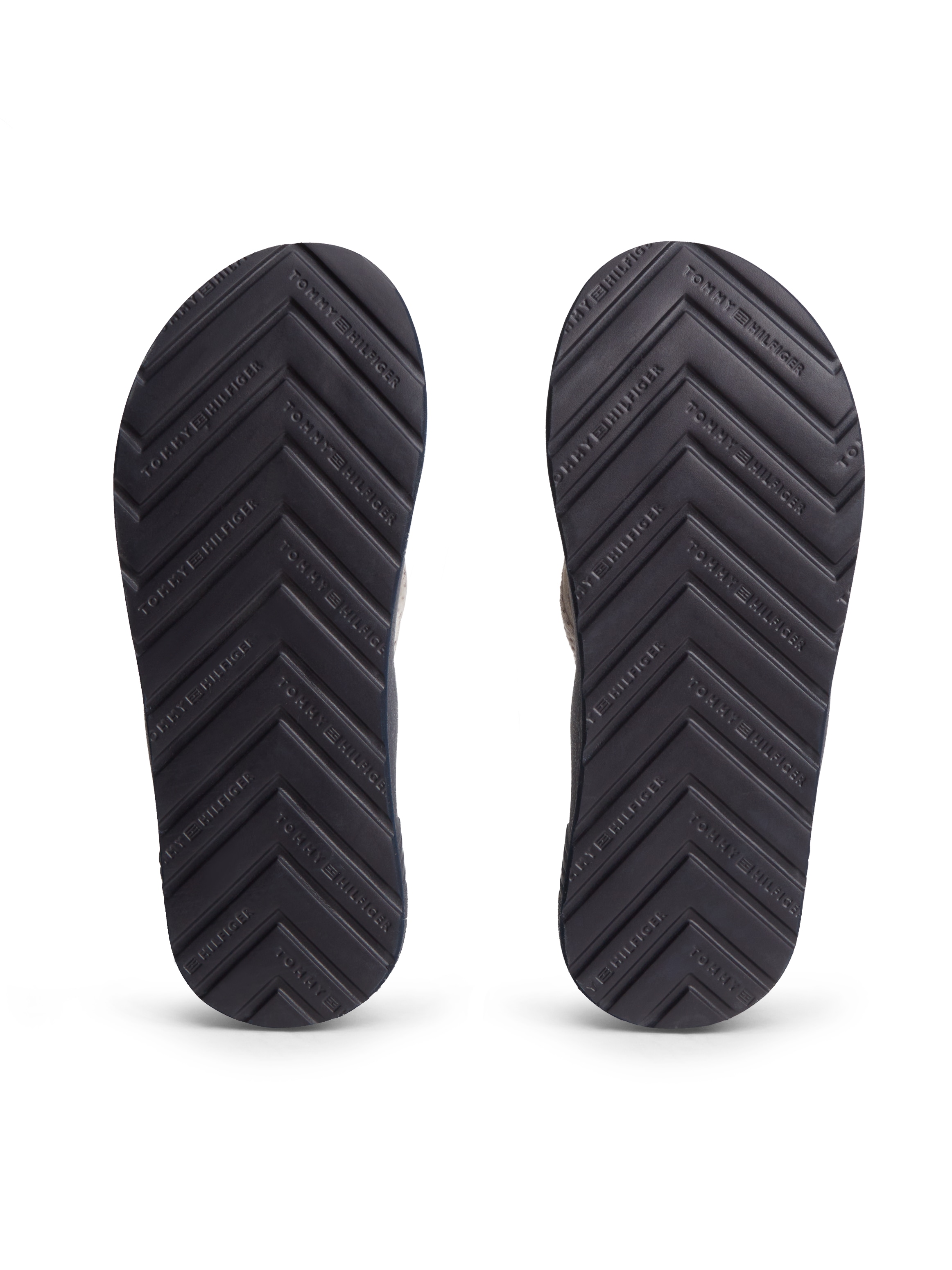 Tommy Hilfiger Zehentrenner »MOLDED PADDED HILFIGER B SANDAL«  Strandschuh, Sommerschuh, Poolslide mit Kontrastbesatz