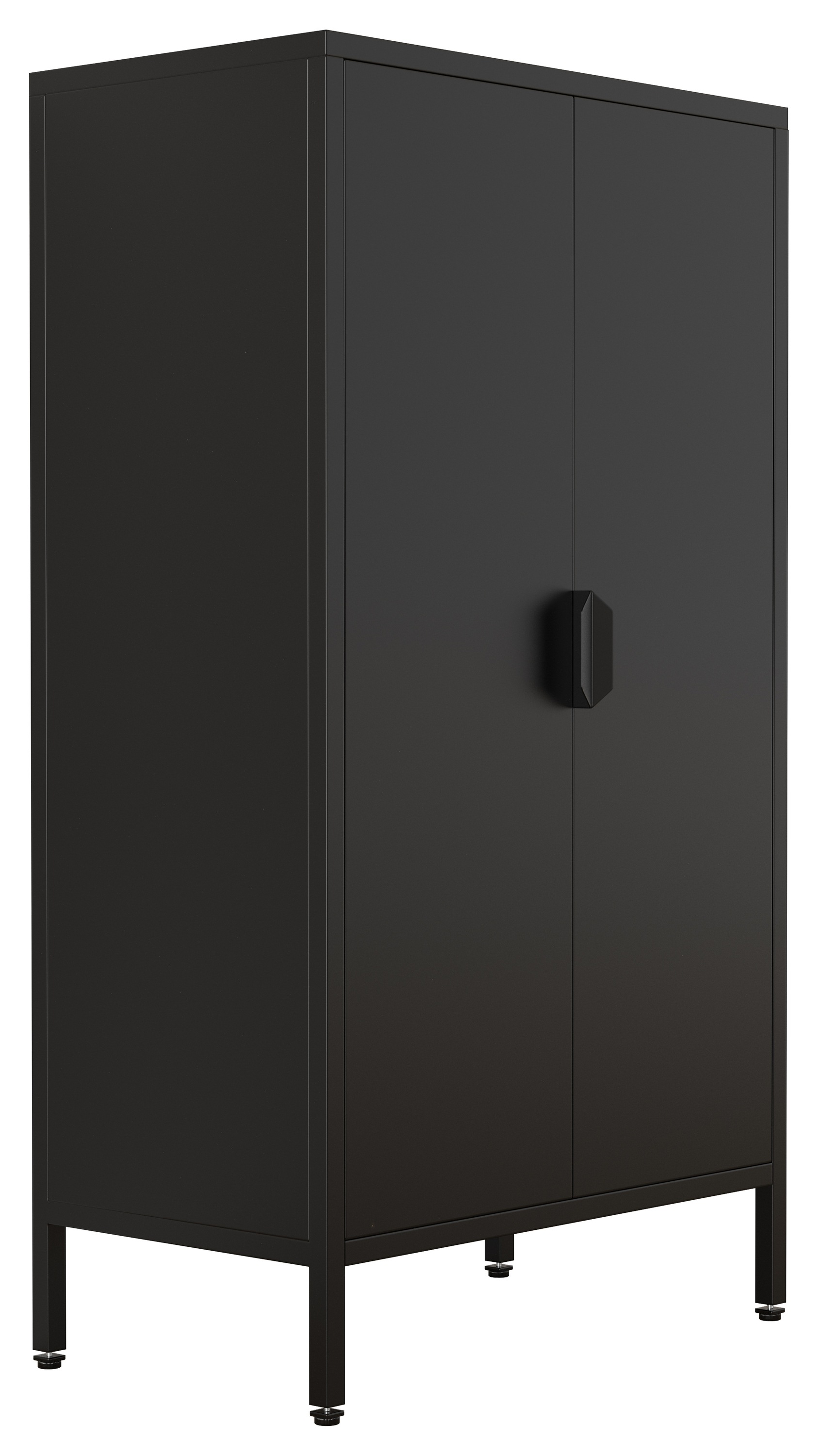 VCM Kommode »Stahl Kommode Sideboard Schrank Drehtüren Flokas M« 1 Stk. tlg.