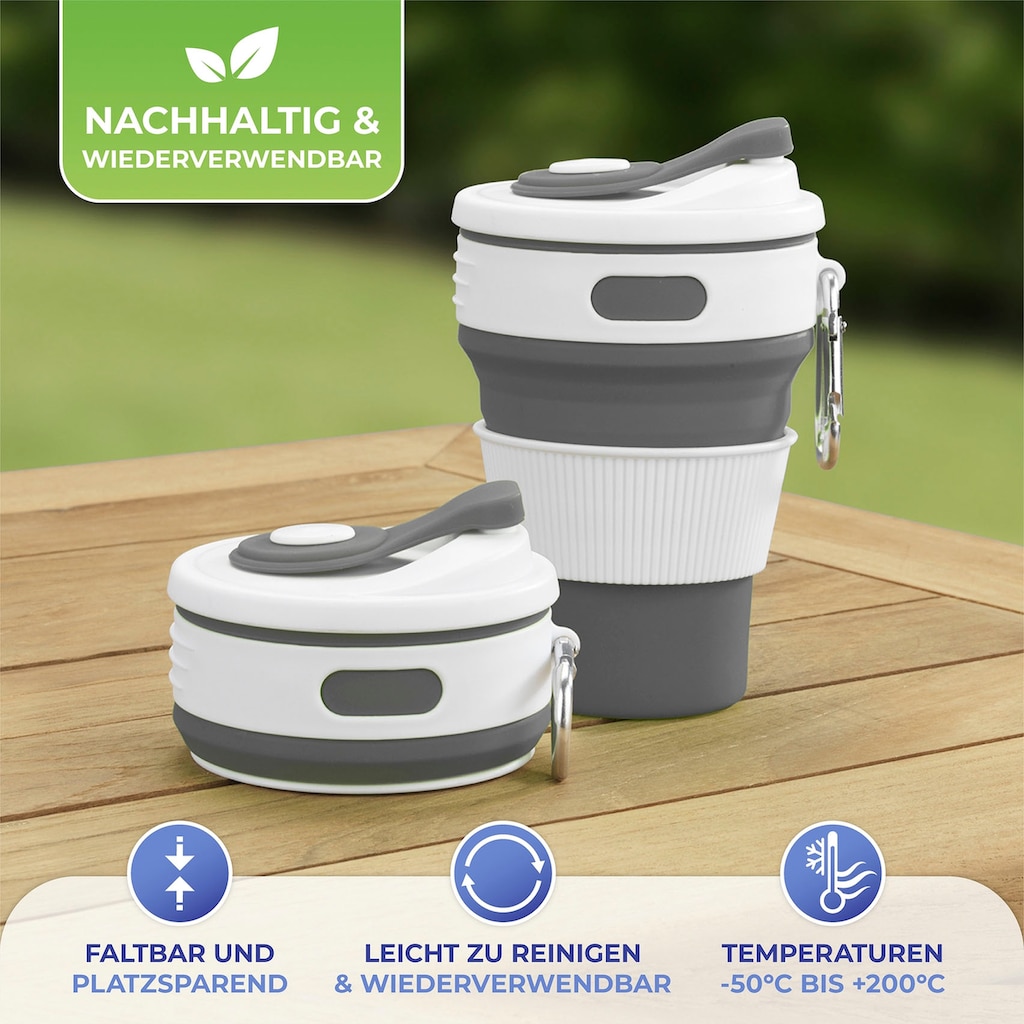 Maximex Coffee-to-go-Becher »Premium«, (Set, 2 tlg.)