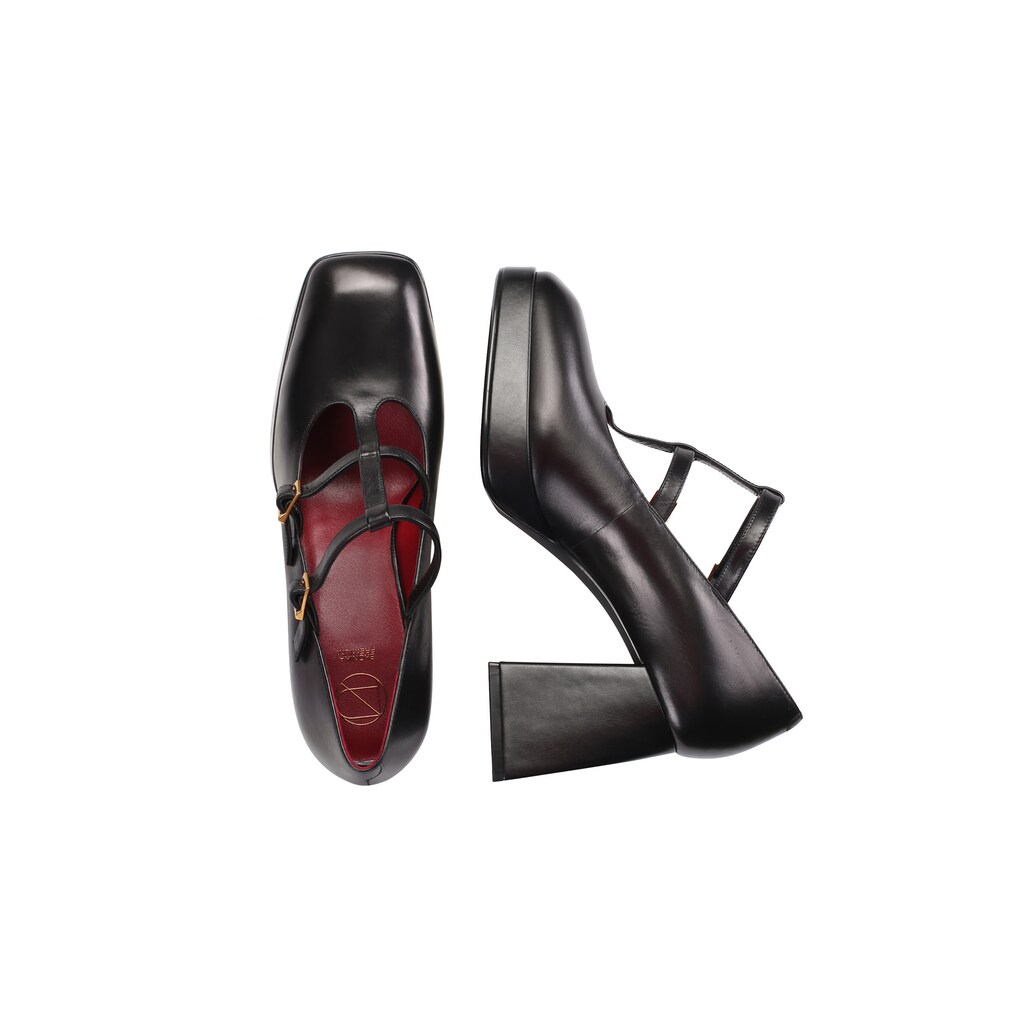 ekonika Pumps, mit modischem Doppel-Riemen