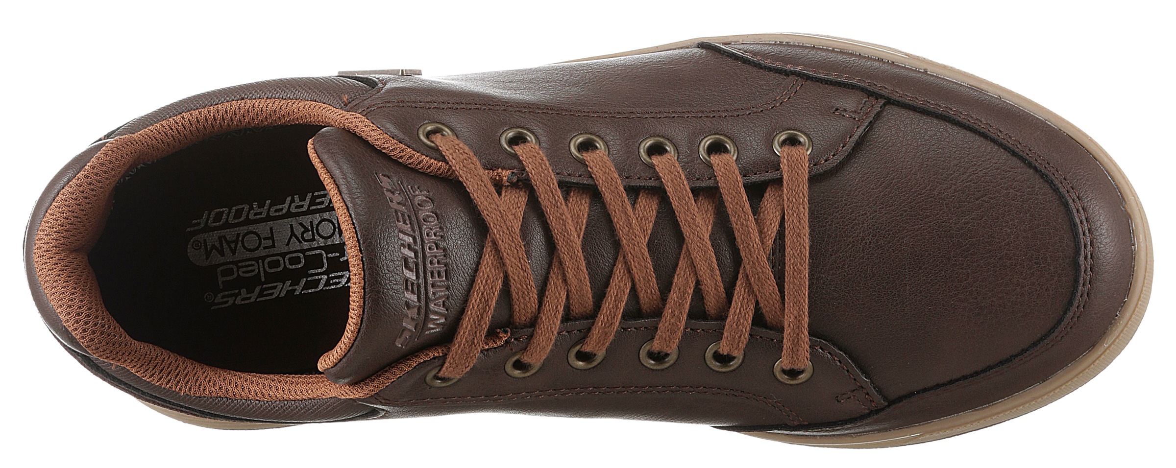 Skechers Sneaker »CAVELL-SPARKMAN«, Freizeitschuh, Halbschuh, Schnürschuh aus wasserabweisendem Material