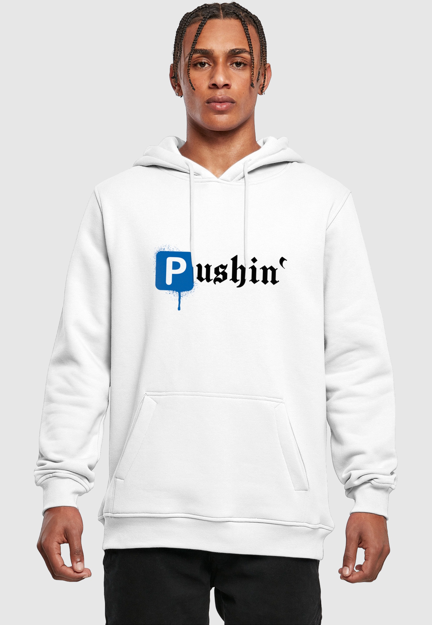 Thumbnail - MisterTee Kapuzenpullover "MisterTee Herren Pushin P Hoody" 1 Stk.