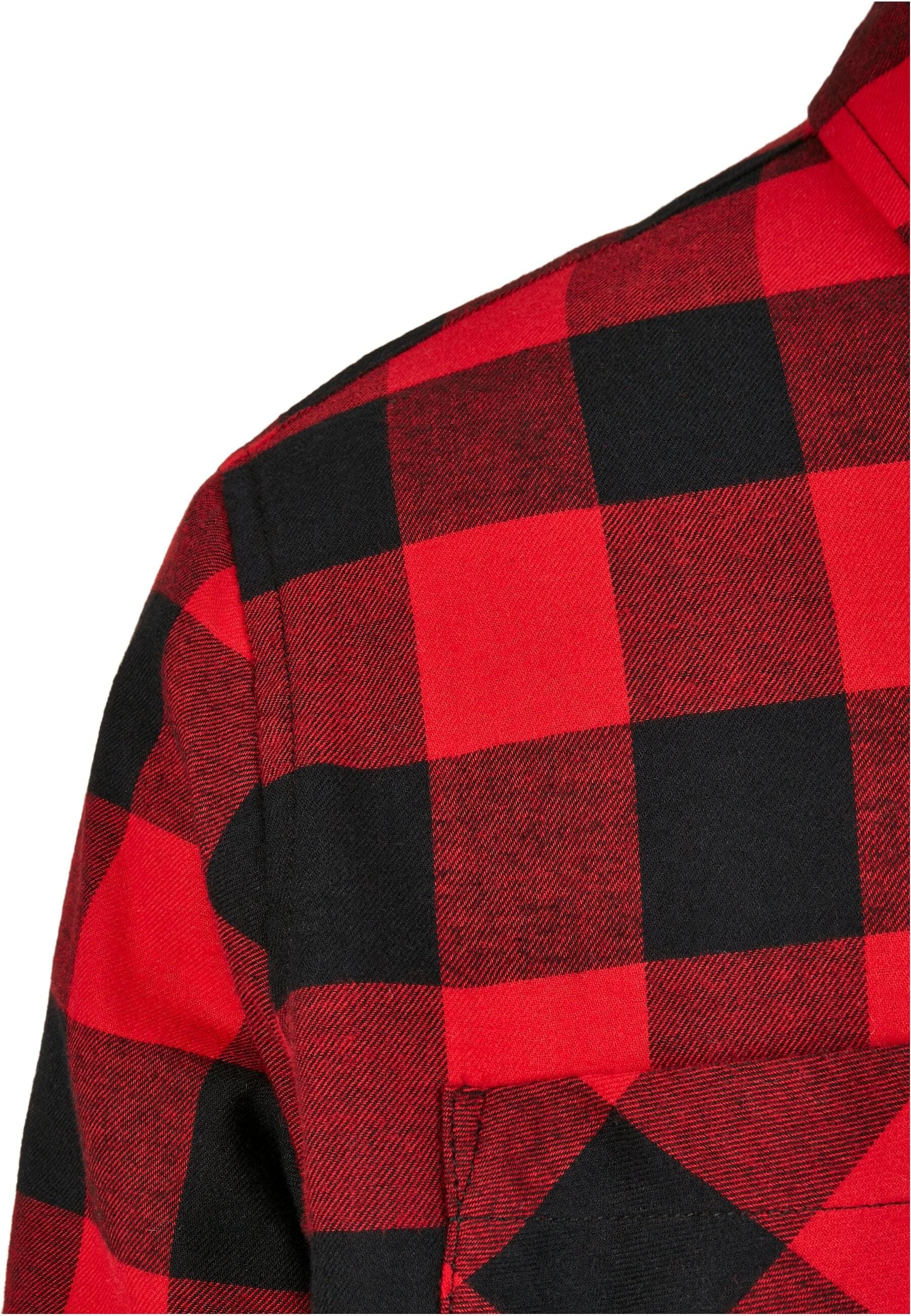 URBAN CLASSICS Langarmhemd »Urban Classics Herren Padded Check Flannel Shirt«, (1 tlg.)