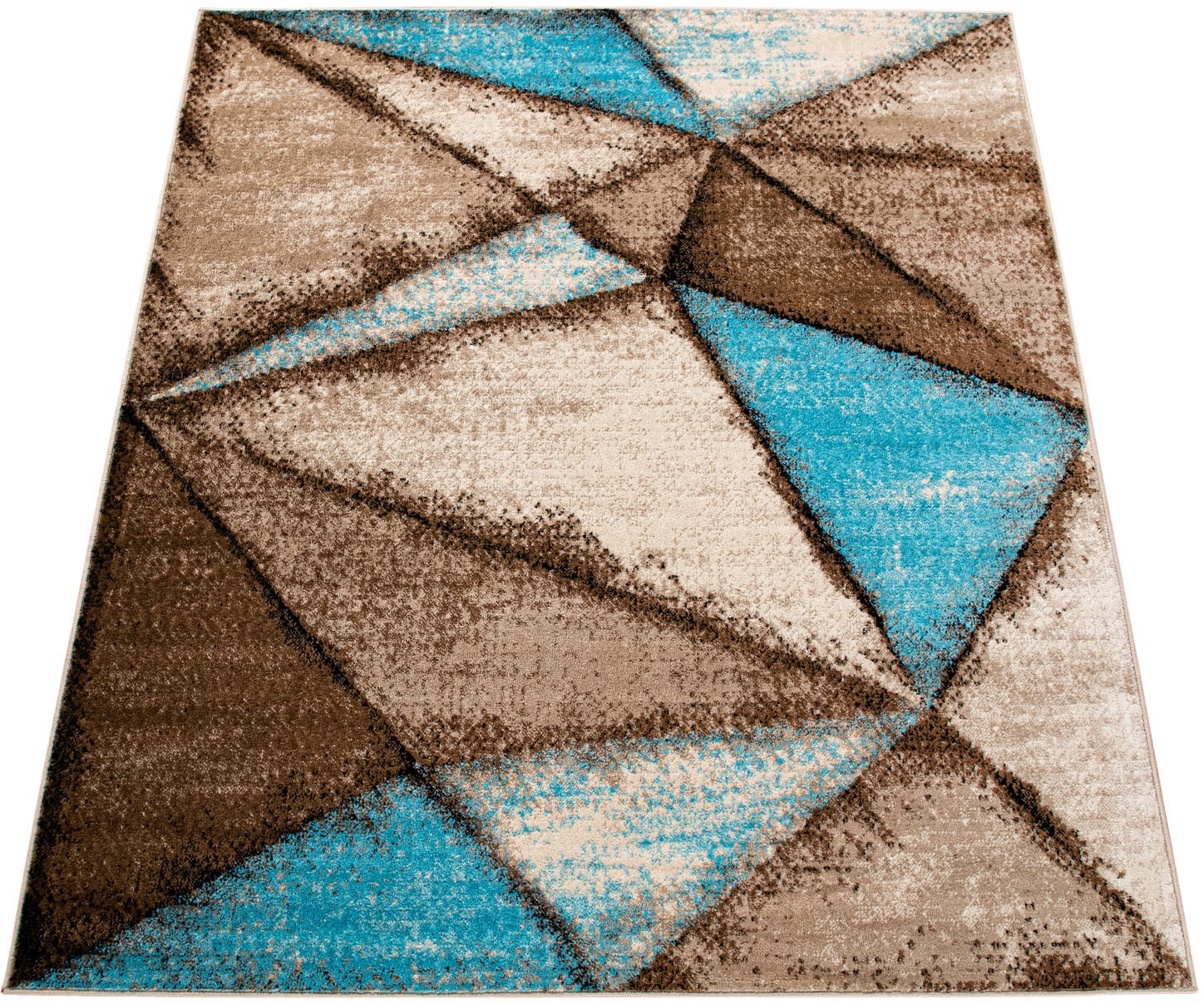Paco Home Teppich "Metro 164" rechteckig 12 mm Höhe Kurzflor, modernes geom günstig online kaufen