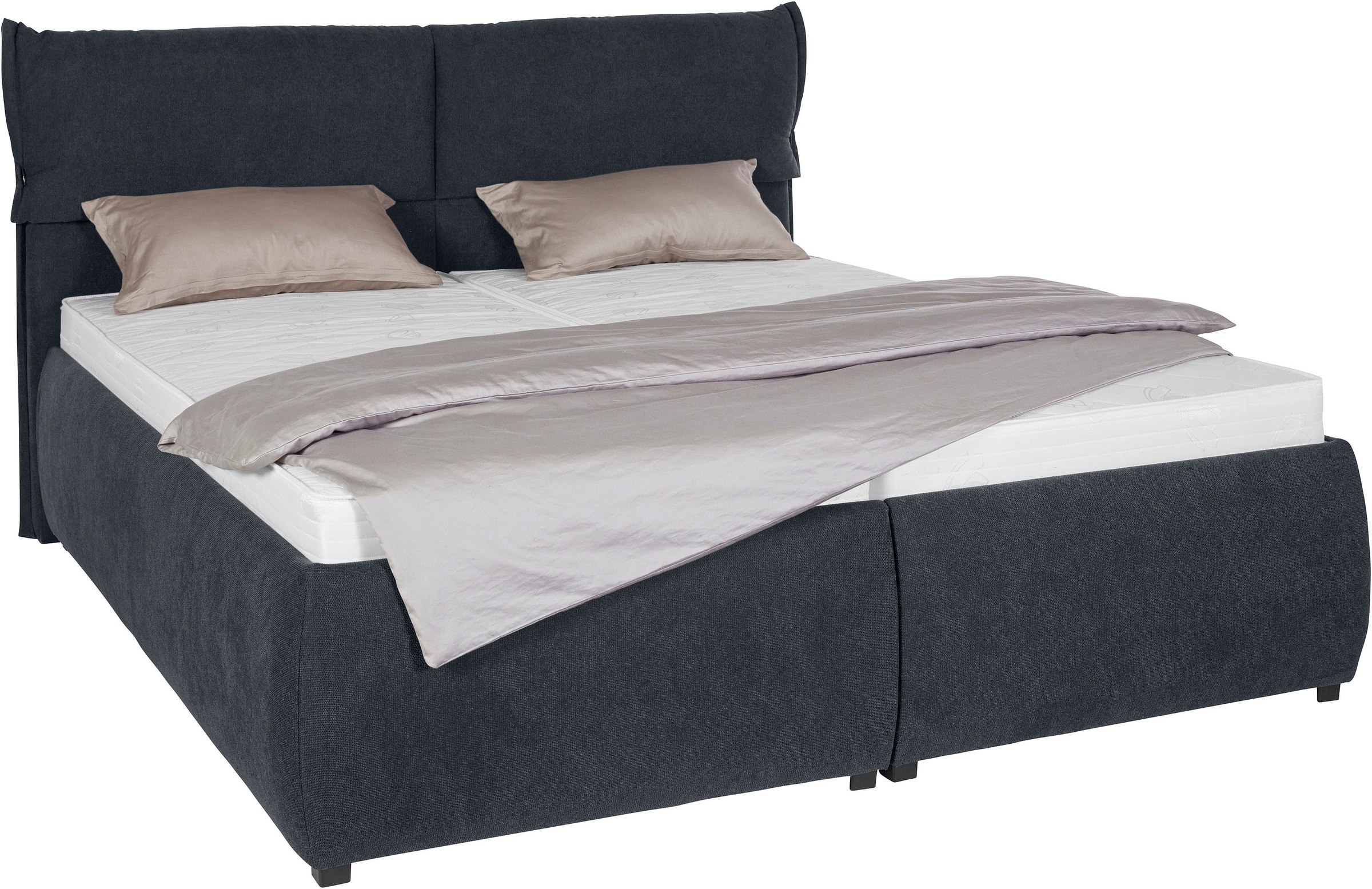 Home affaire Polsterbett "Jenson" als Bettgestell oder mit 3 Matratzenarten günstig online kaufen