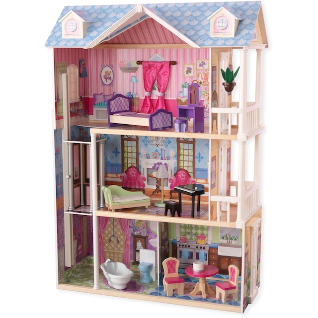 KidKraft® Puppenhaus »Mein traumhaftes Puppenhaus«, inklusive Möbel | BAUR