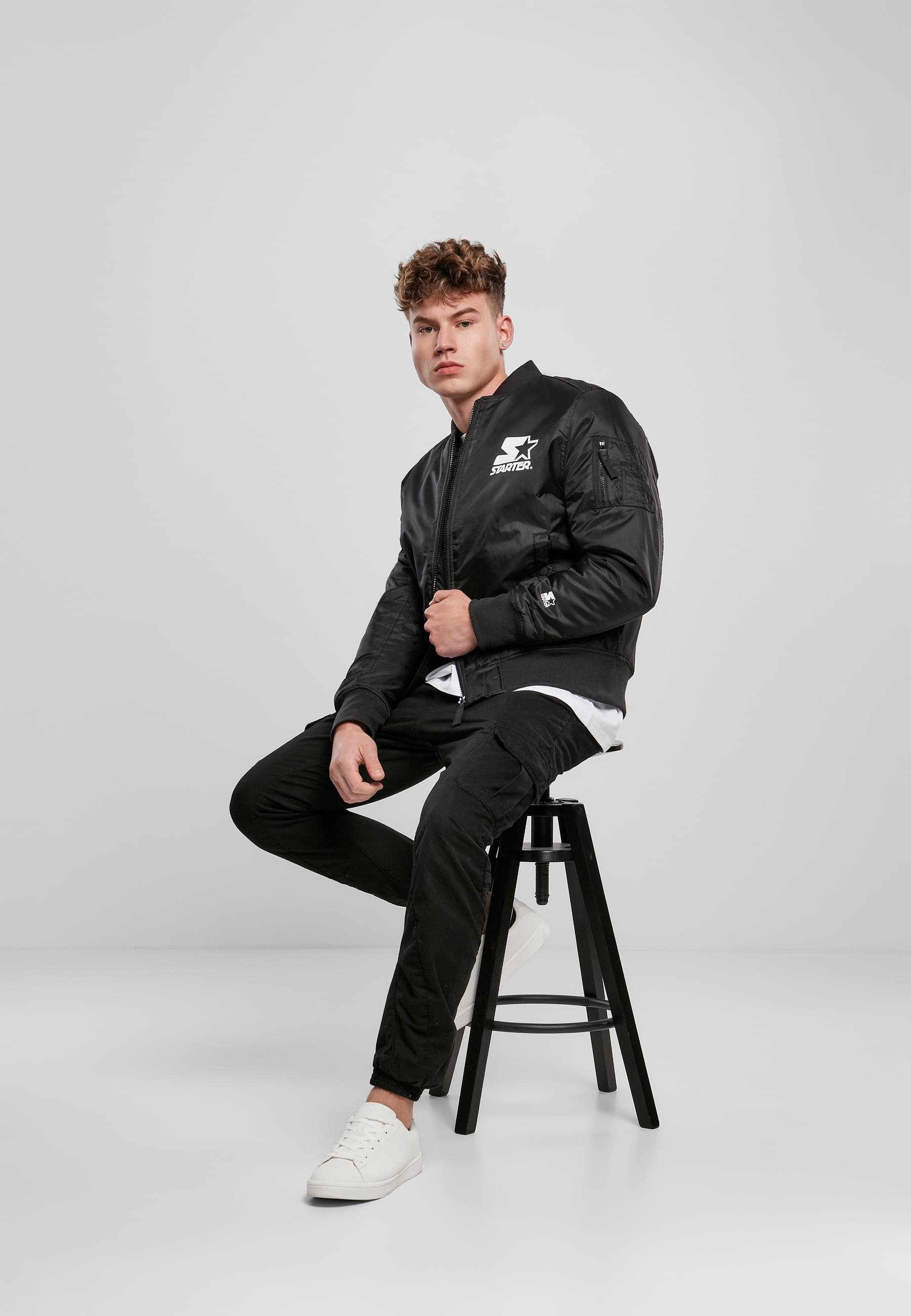 Starter Black Label Bomberjacke »Starter Black Label Herren« 1 Stk. tlg. ohne Kapuze
