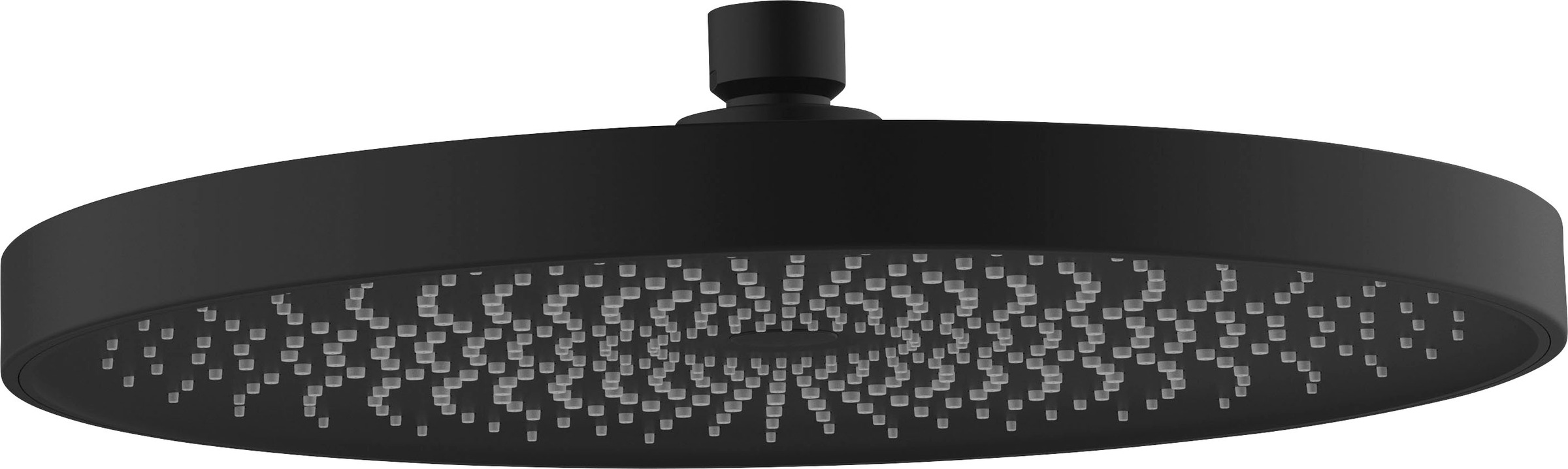 WENKO Kopfbrause »Softwater«, (1 tlg.), Schwarz matt, Ø 26 cm