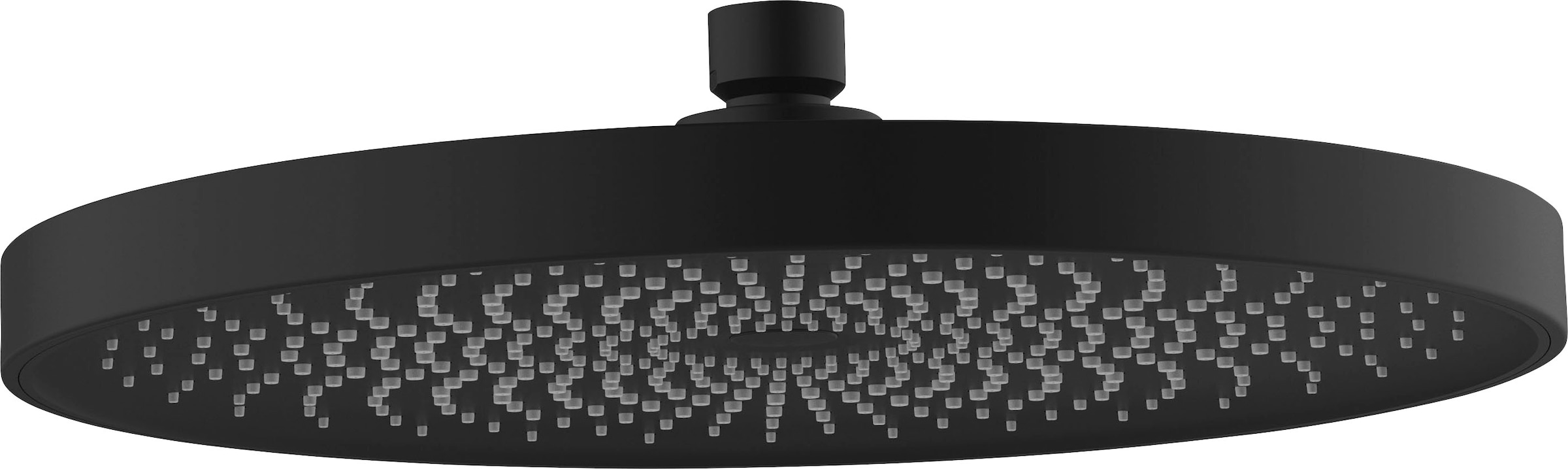 WENKO Kopfbrause "Softwater" 1 Stk. tlg. Schwarz matt, Ø 26 cm günstig online kaufen