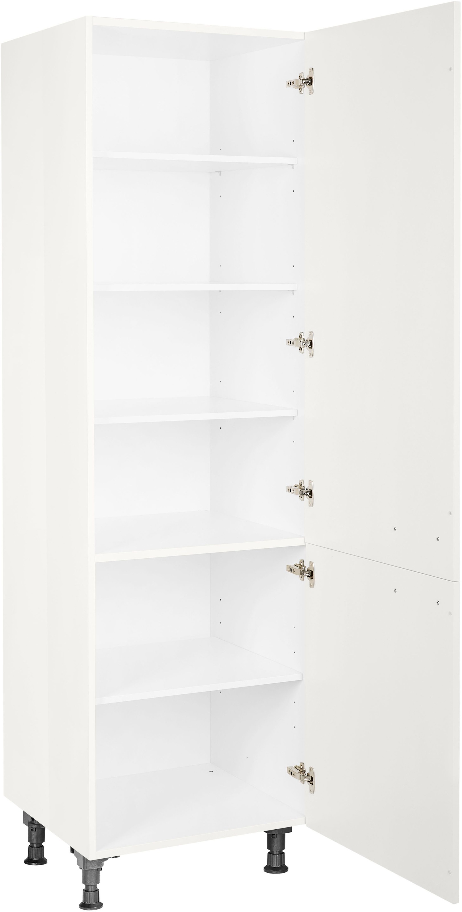 nobilia® Hochschrank »"Flash", Ausrichtung wählbar, mit zwei Türen, vormontiert,«, Breite/Höhe: 60/216,6 cm