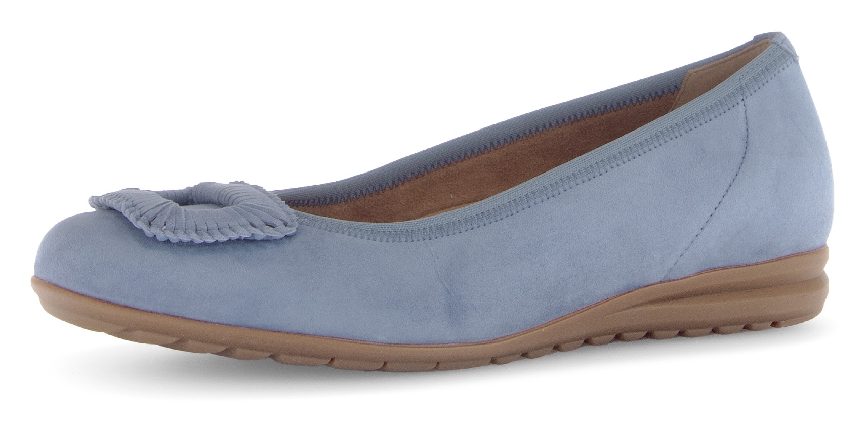 Gabor Ballerina »FLORENZ«, Bequemschuh, Businesschuh, Elastikeinfass, Komfortweite G (=weit)