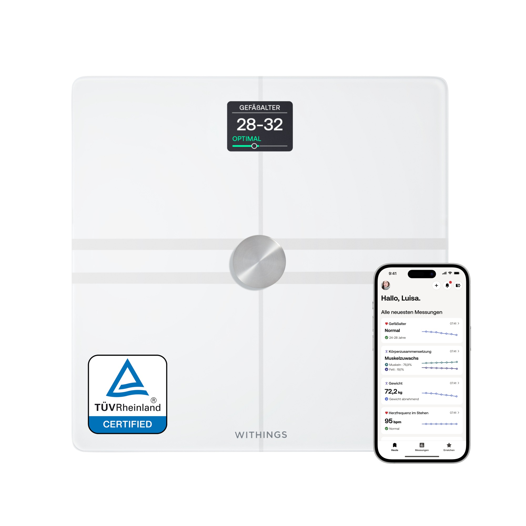 Withings Personenwaage "Body Comp, WLAN- oder Bluetooth-Konnektivität" spez günstig online kaufen