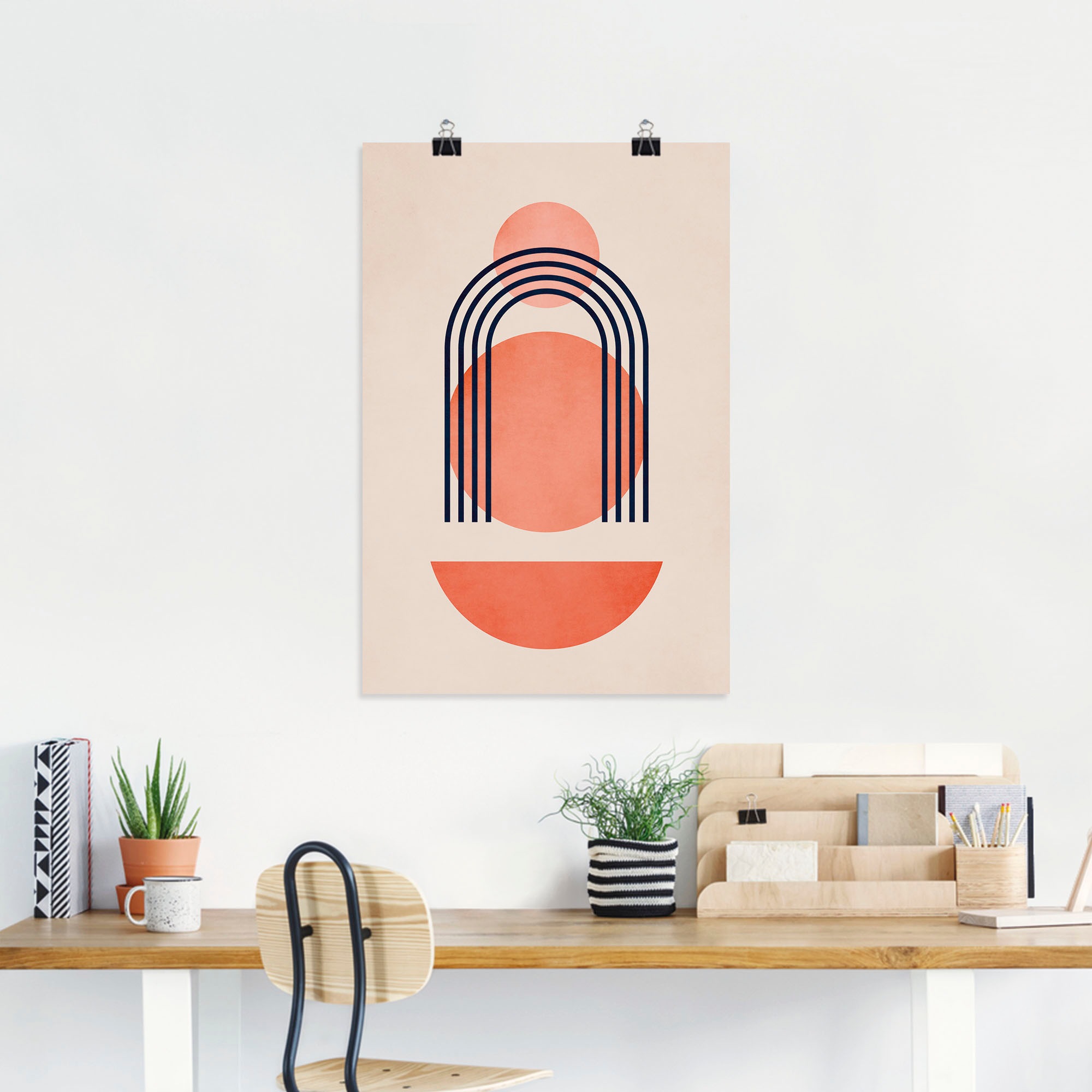 Artland Wandbild »Geometrica Nr. 7«, Muster, (1 St.), als Alubild, Leinwandbild, Poster, Wandaufkleber in verschied. Größen