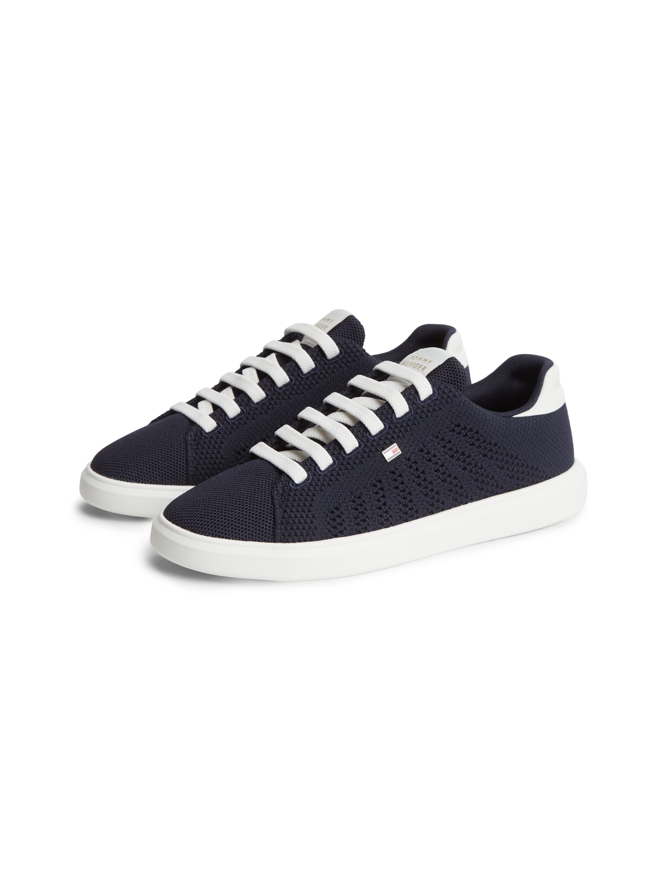 Tommy Hilfiger Sneaker »TH ICON LIGHT KNIT SNEAKER«  Freizeitschuh, Halbschuh, Schnürschuh in sommerlicher Strick-Optik