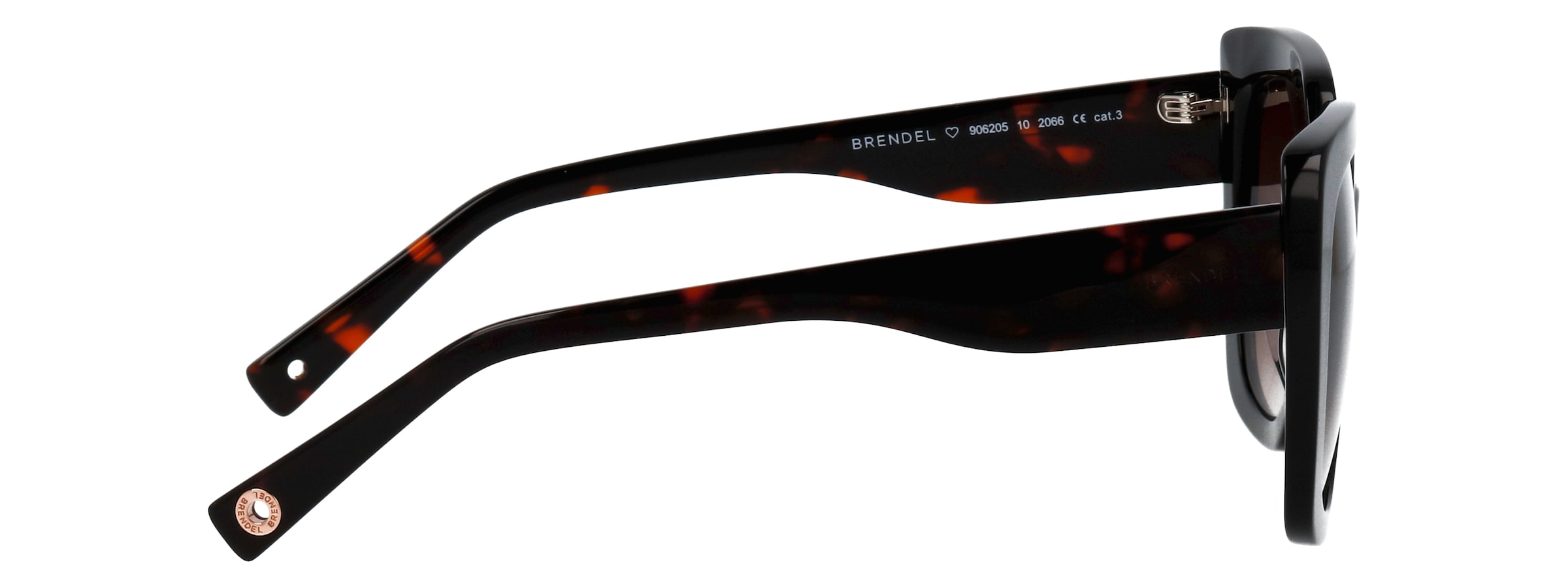 BRENDEL eyewear Sonnenbrille »Modell 906205« Form Karree/Eckig, Logoschriftzug auf Bügel, Kunststofffassung
