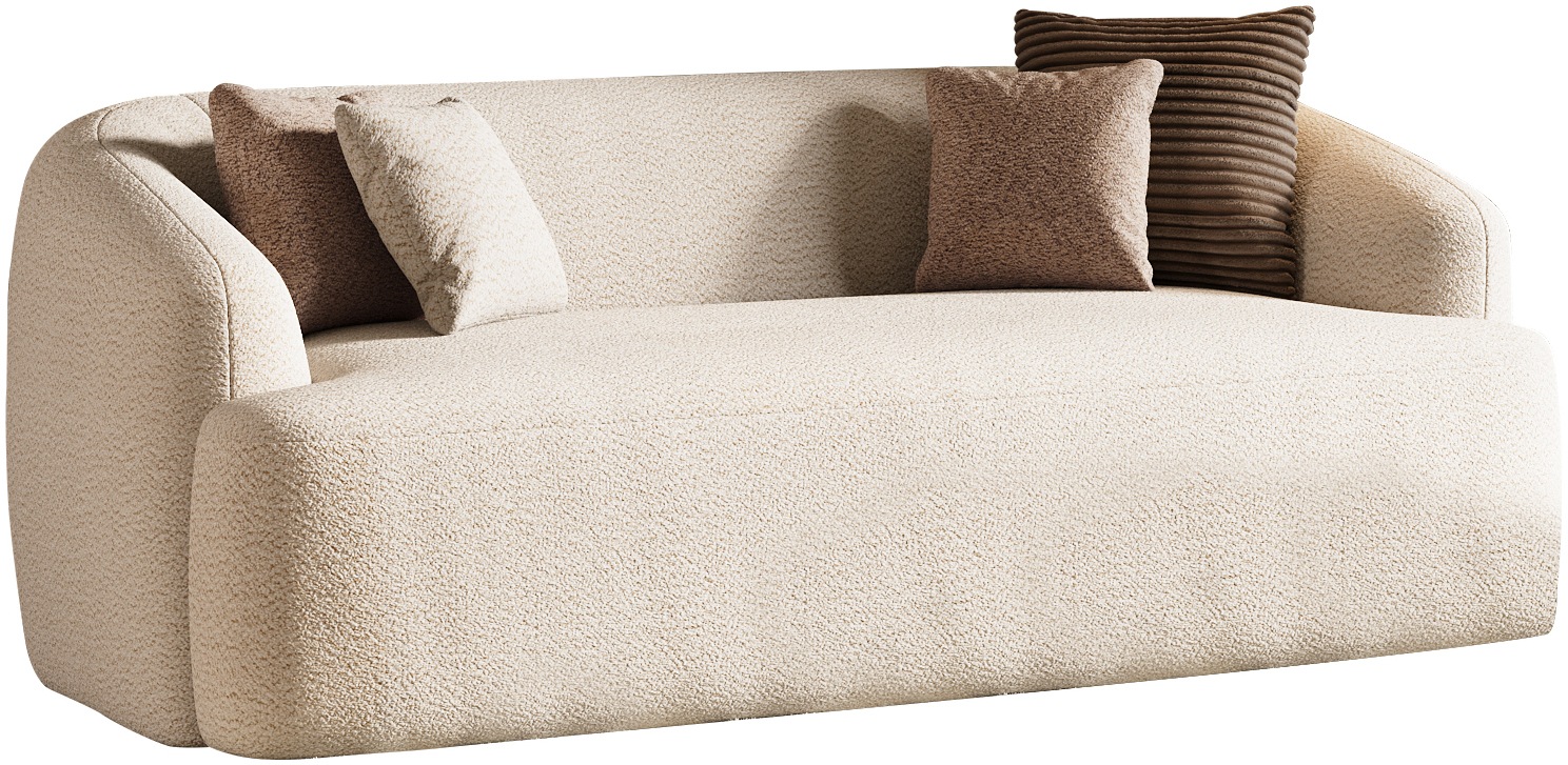 INOSIGN 2-Sitzer »Nergal, Einzelsofa oder L-Form«, Modernes Design, schlichte Optik, stilvoller Blickfang im Wohnzimmer