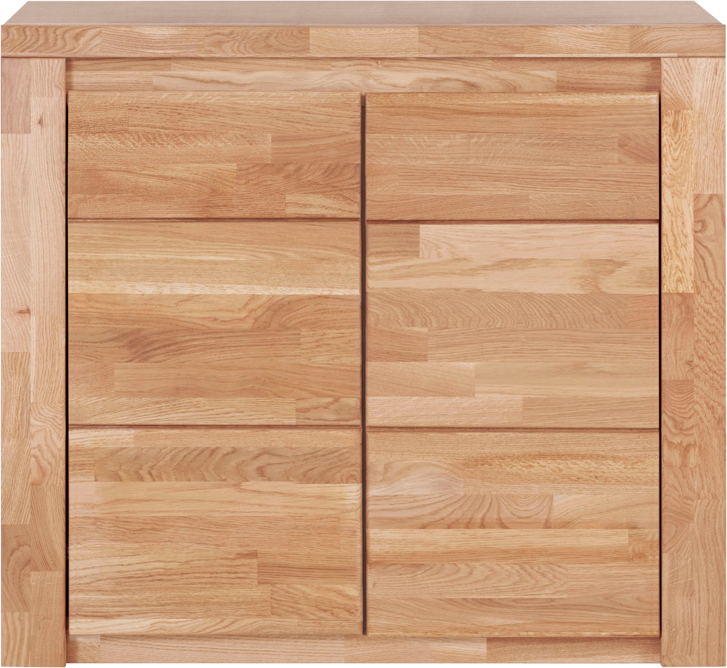 OTTO home Kommode "Burano,90cm breit,35 cm tief, Fronten Massivholz" Holz m günstig online kaufen