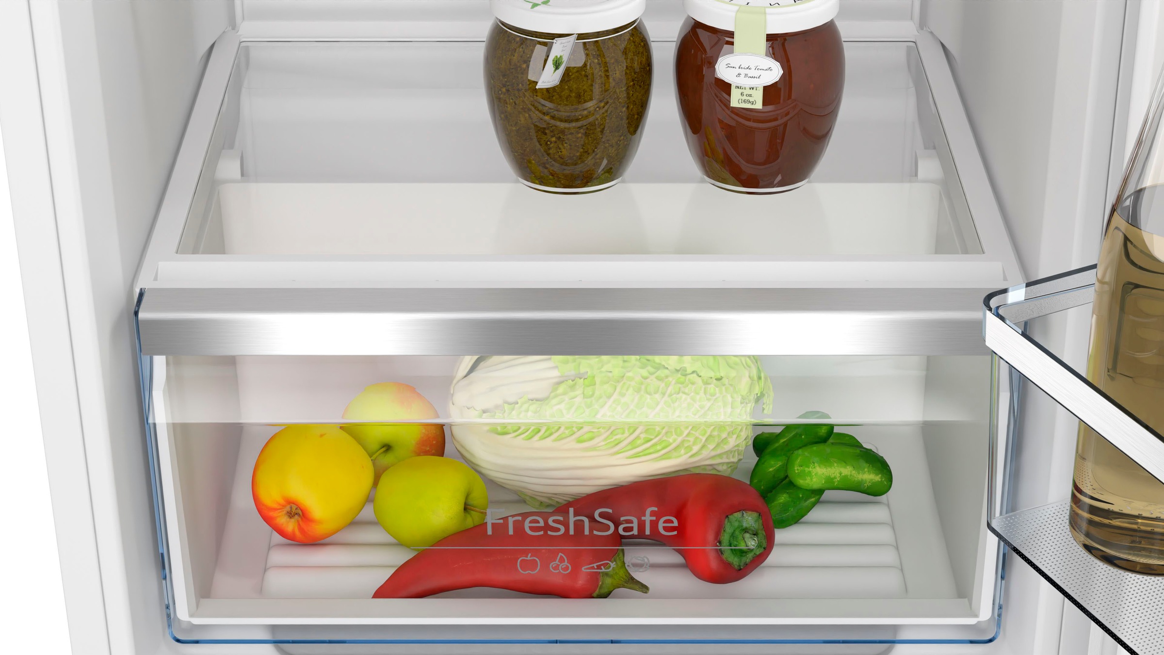 Thumbnail - NEFF Einbaukühlschrank N 50 "KI2322FE0" 102,1 cm hoch 56 cm breit Fresh Safe: Schublade für flexible Lagerung von Obst &...