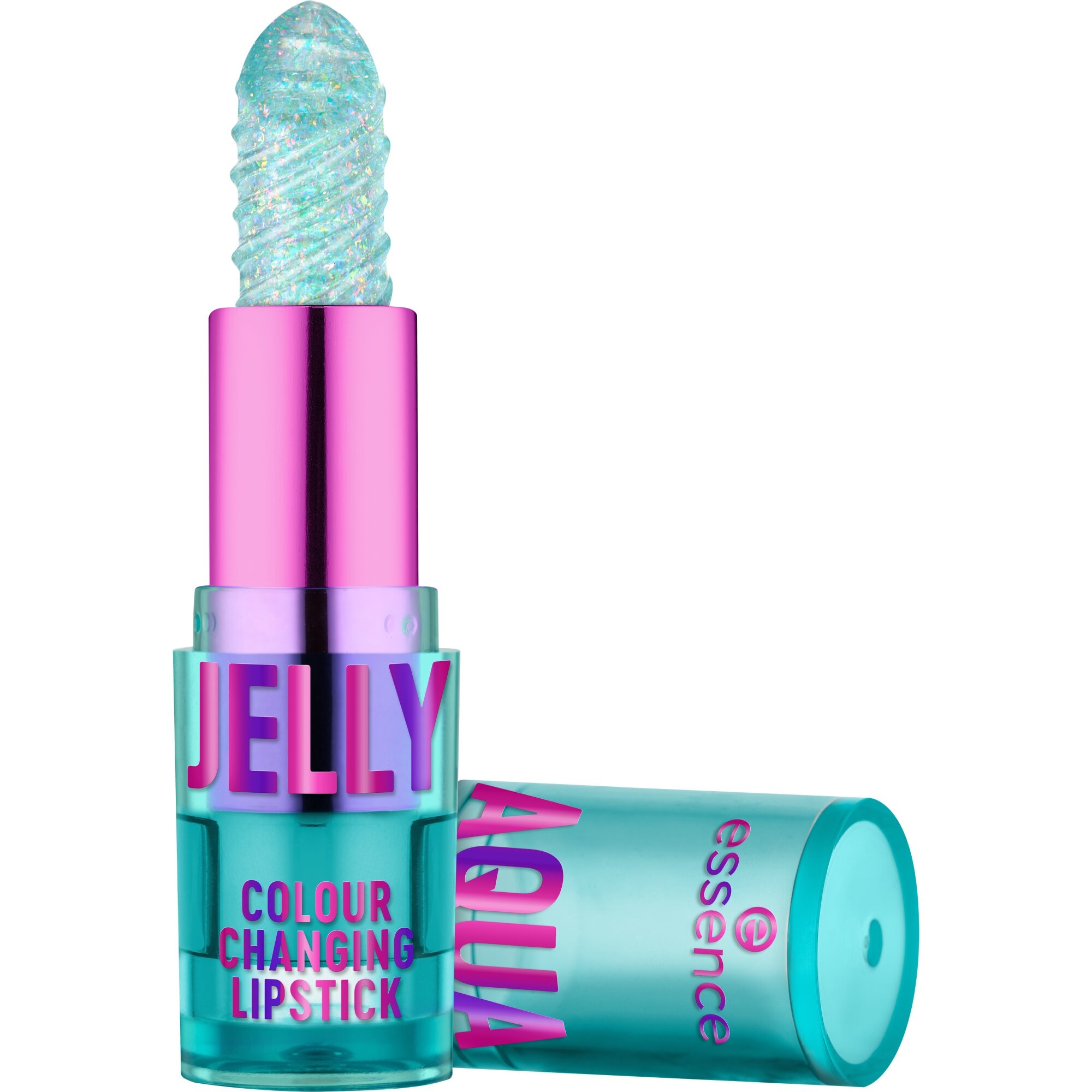Essence Lippenstift »AQUA JELLY COLOUR CHANGING LIPSTICK«, (Set, 3 tlg.), 3-tlg., glänzend, individuelles Farbergebnis