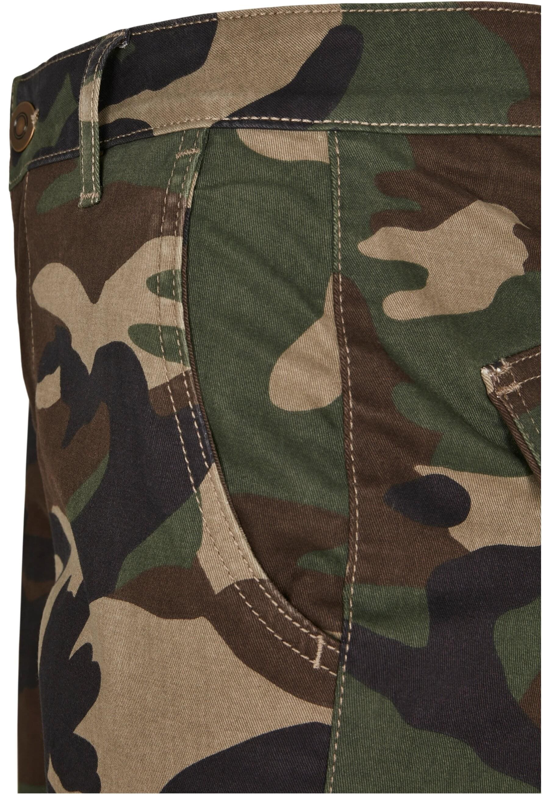 URBAN CLASSICS Cargohose »Urban Classics Damen Ladies High Waist Camo Cargo Pants«, (1 tlg.)