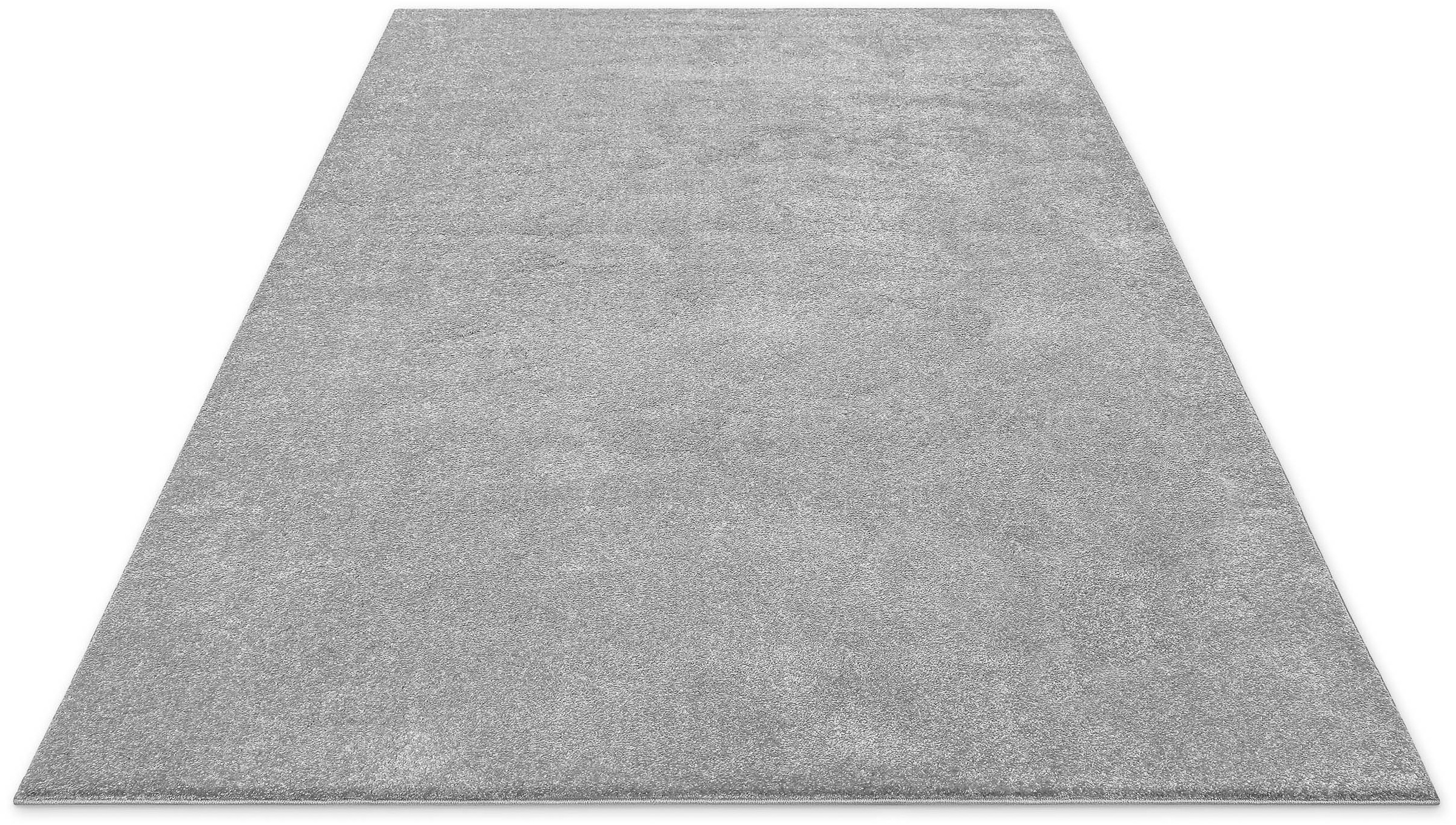 OTTO home Teppich »Lisbea« rechteckig 17 mm Höhe moderner dichter weicher Kurzflorteppich, Wohnzimmer, Schlafzimmer