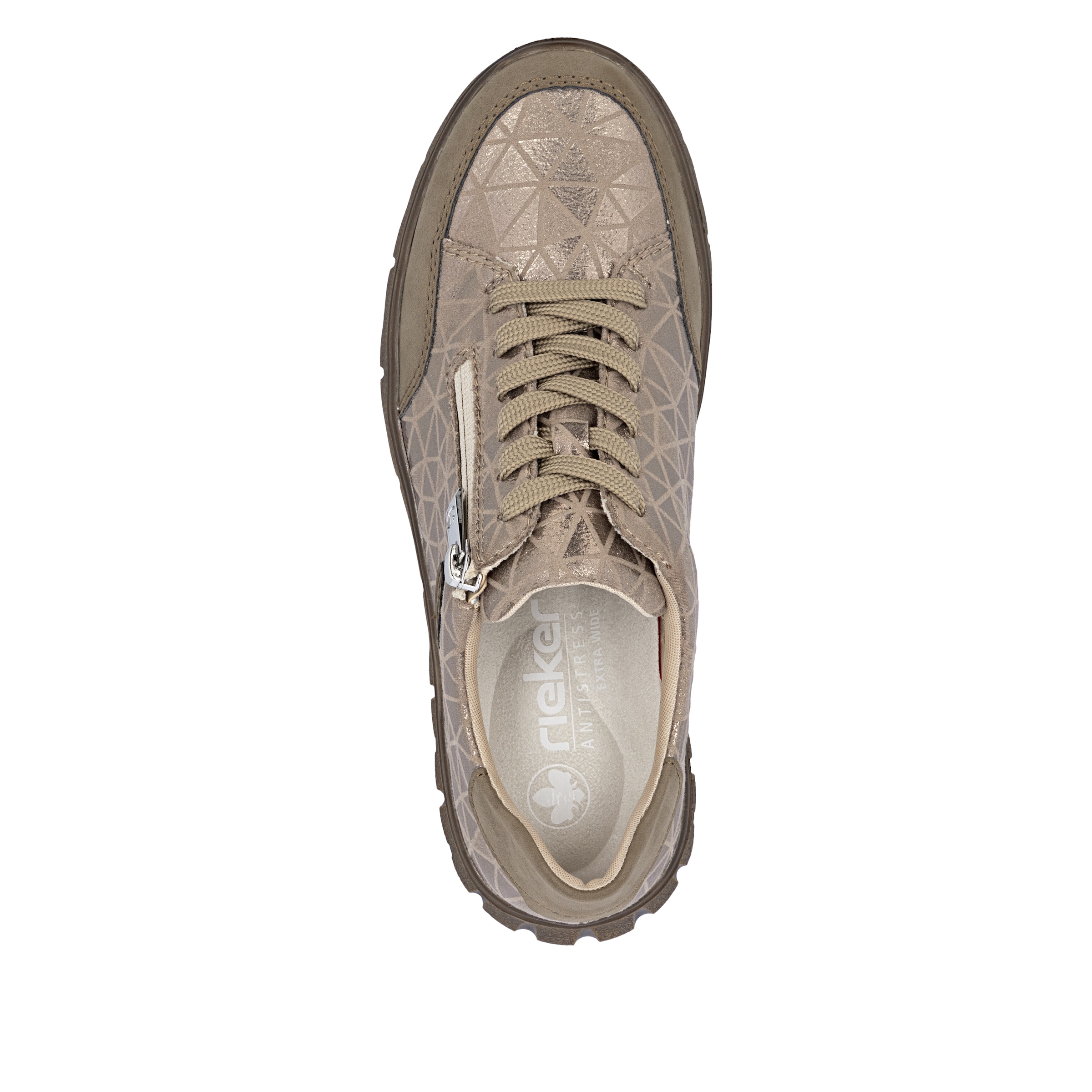 Rieker Plateausneaker, Schnürschuh, Halbschuh, Freizeitschuh in bequemer Form