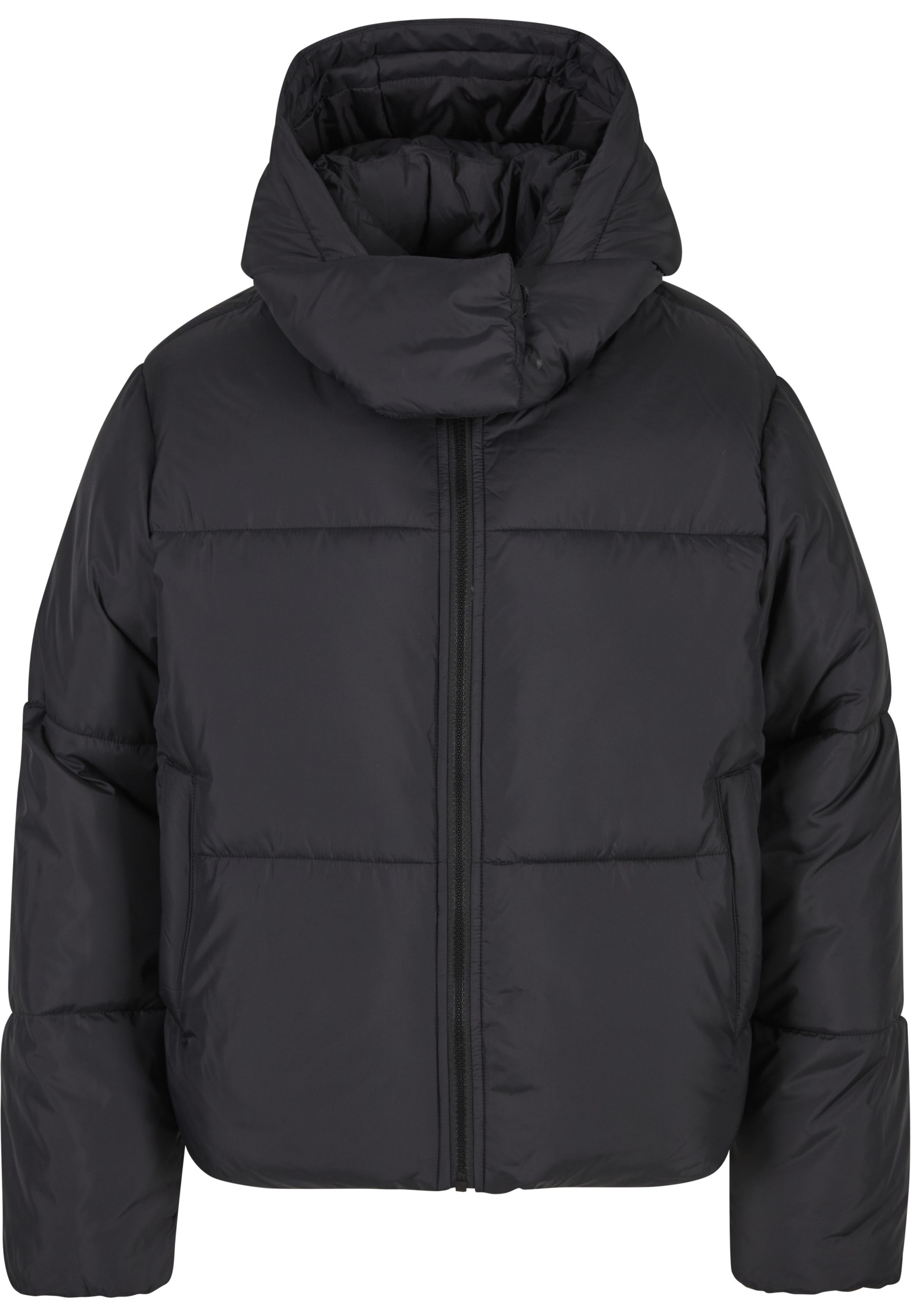 URBAN CLASSICS Winterjacke "Urban Classics Ladies Hooded Collar Puffer Jack günstig online kaufen
