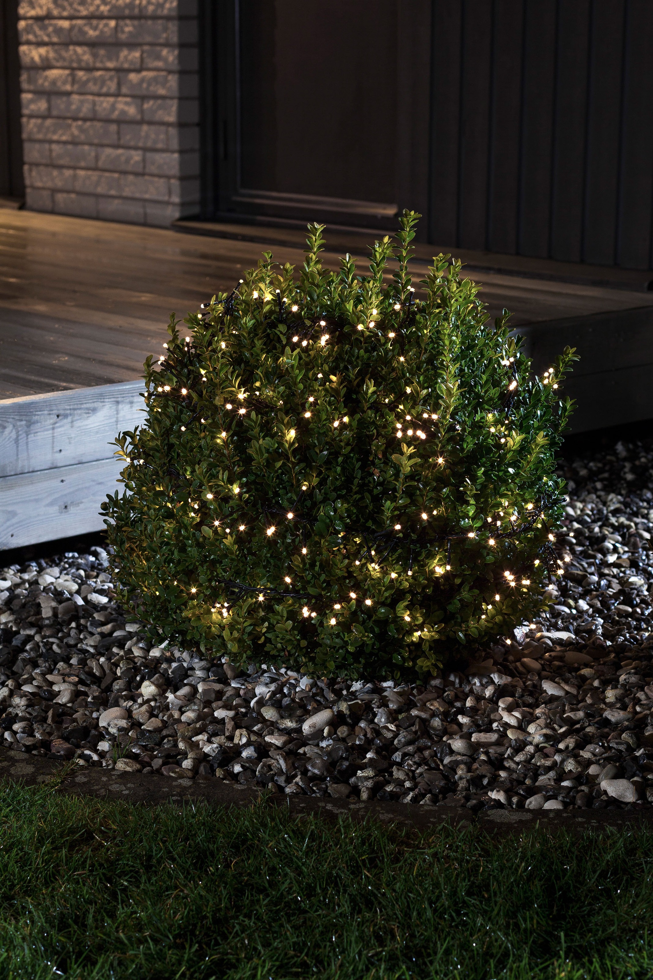 KONSTSMIDE LED-Lichterkette, Dioden 480 Stk. Flammen 480 Stk., Kabellänge 0,5m x Gesamtlänge 6,5m, schwarz, Lichterketten, LED Büschelllichterkette