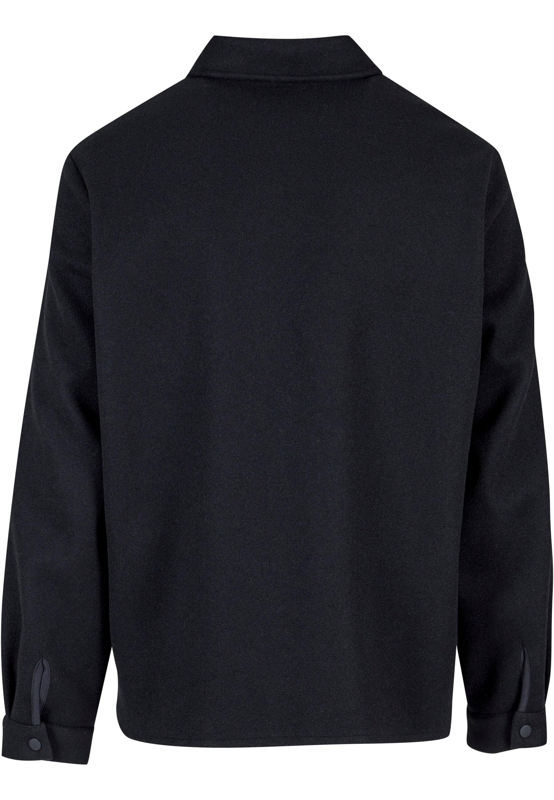 URBAN CLASSICS Langarmhemd »Urban Classics Herren Plain Overshirt«, (1 tlg.)