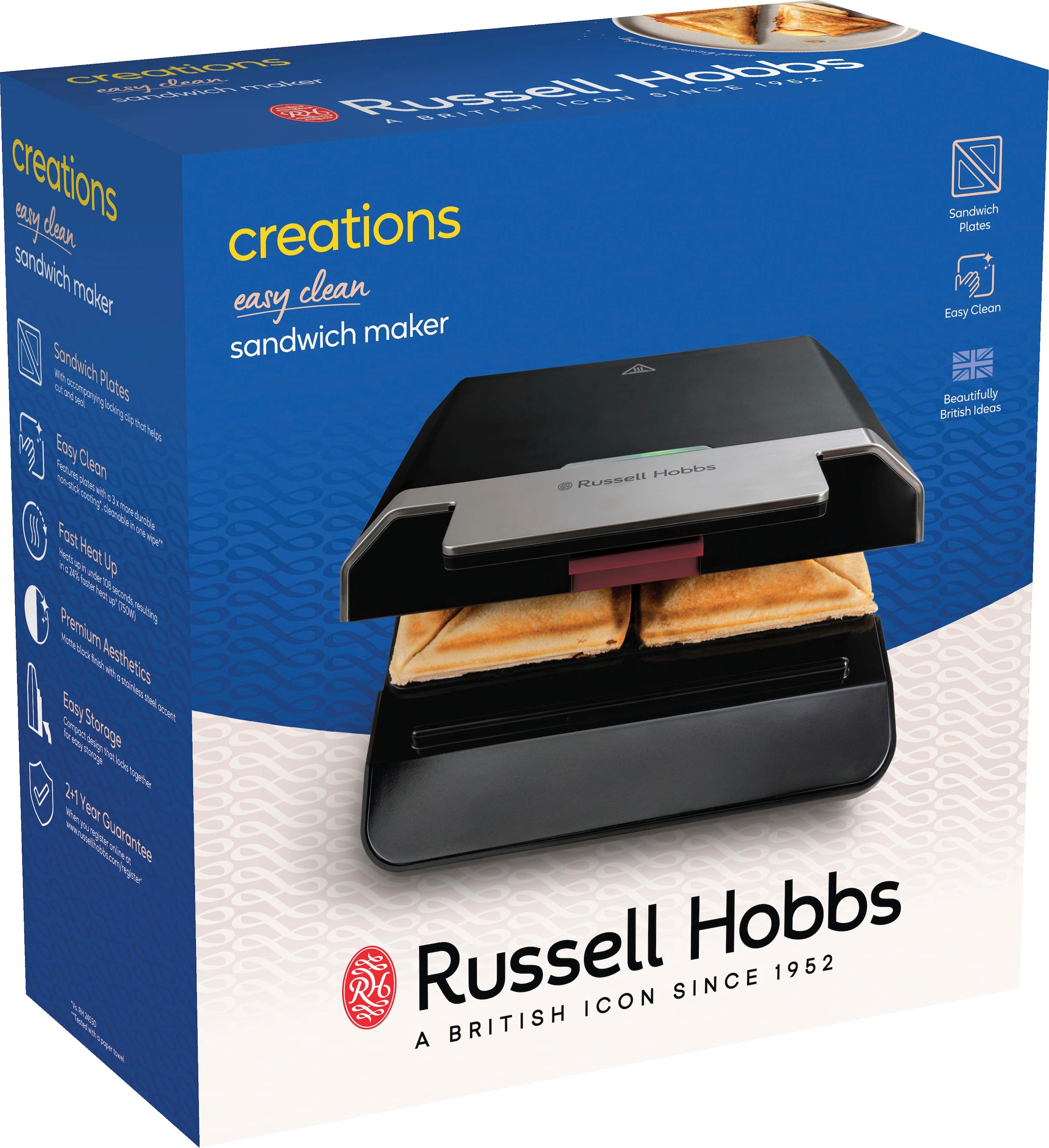 RUSSELL HOBBS Sandwichmaker »26800-56«, 750 W