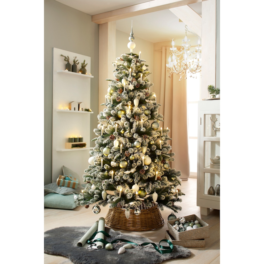 Myflair Möbel & Accessoires Künstlicher Weihnachtsbaum »Weihnachtsdeko, Snow on Green, künstlicher Christbaum, Tannenbaum«