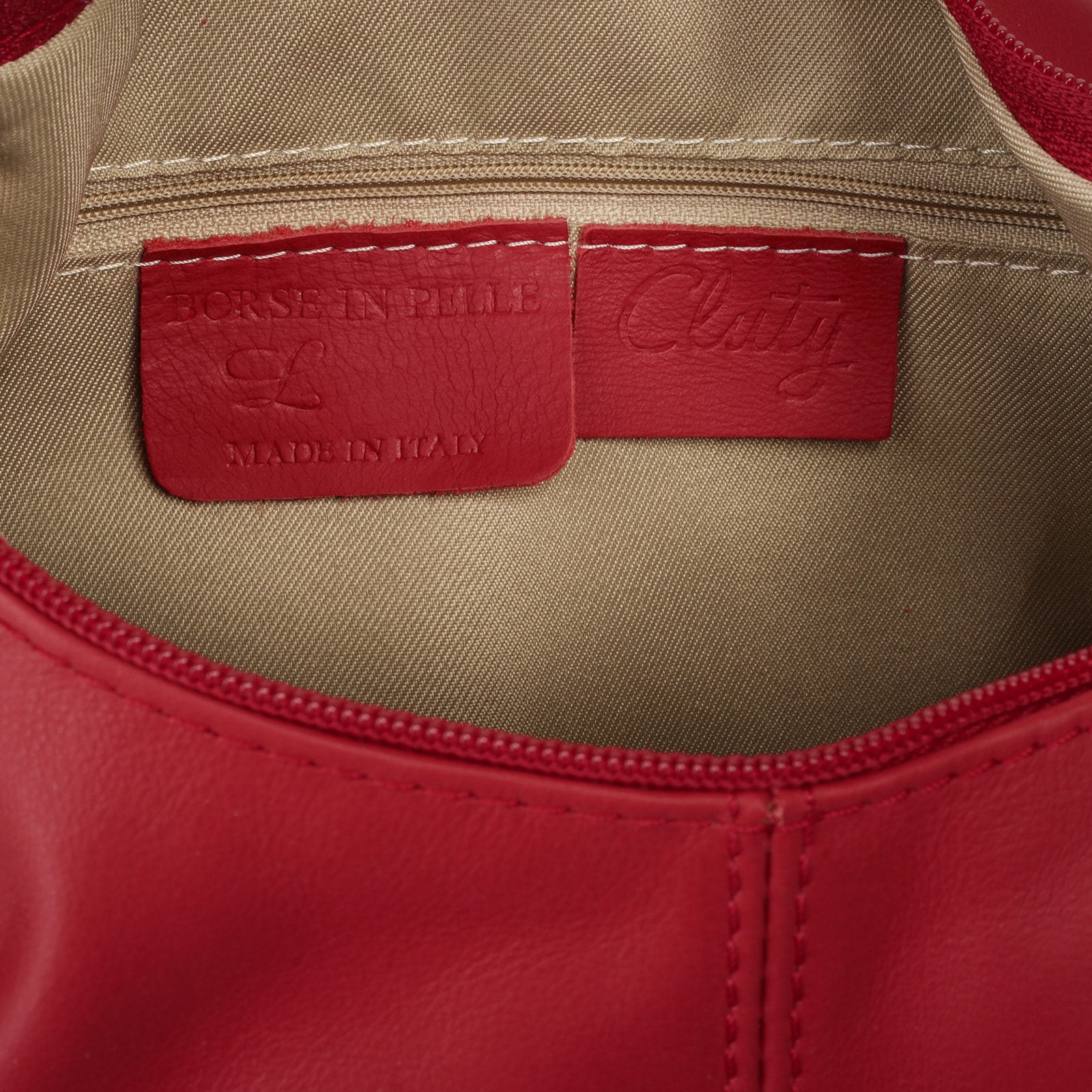Cluty Shopper, echt Leder, Made in Italy