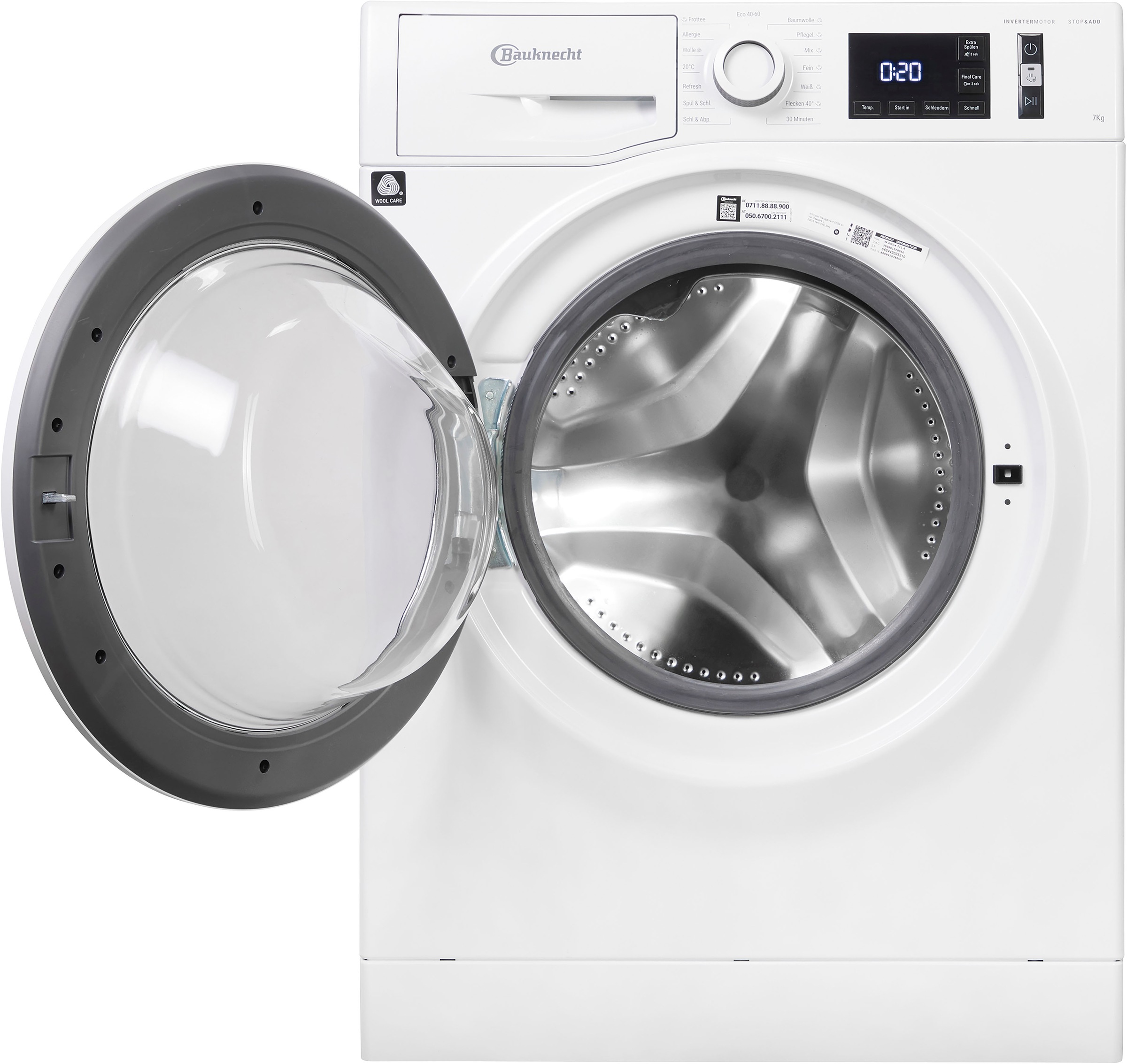 BAUKNECHT Waschmaschine "W Active 711 A" 7 kg 1400 U/min günstig online kaufen